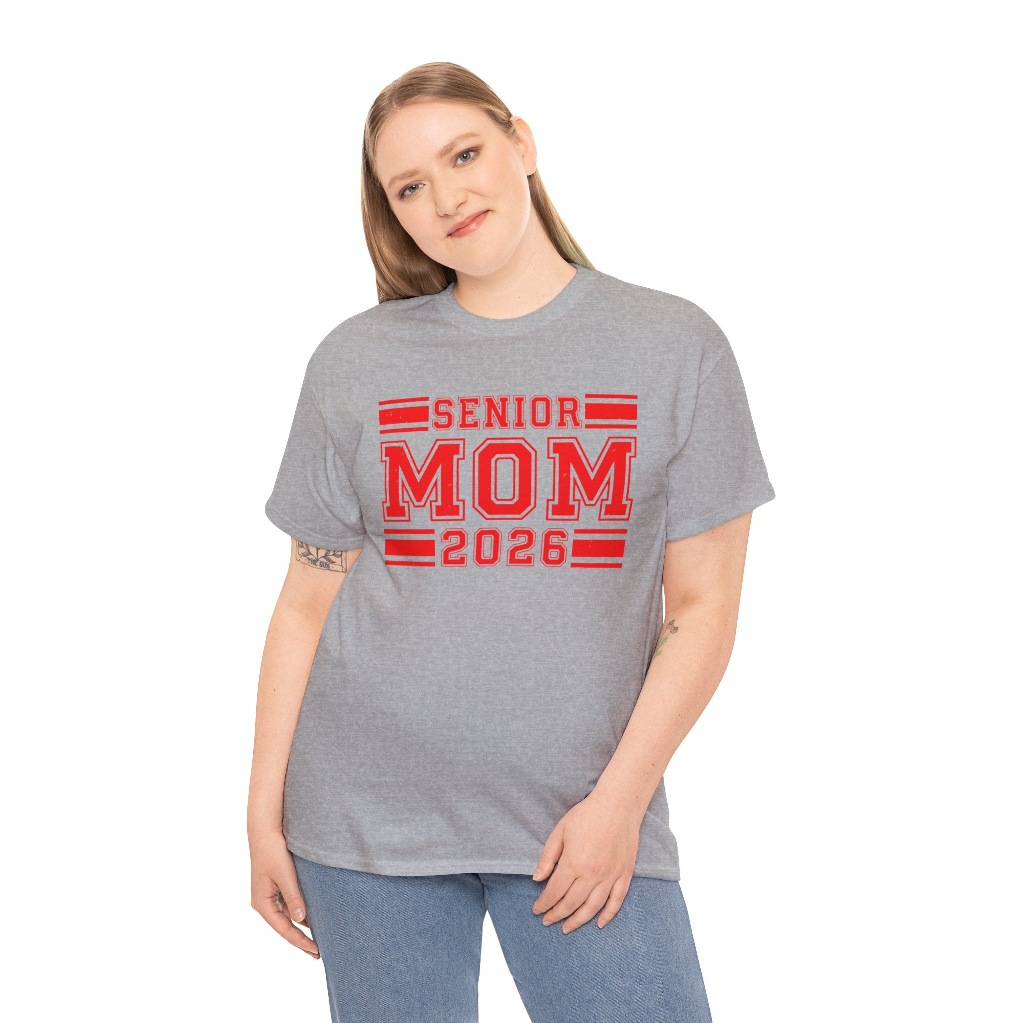 Senior Mom 2026 Varsity T-Shirt | Graduation Tee | Class of 2026 Mom Shirt | Cr8tive Designs