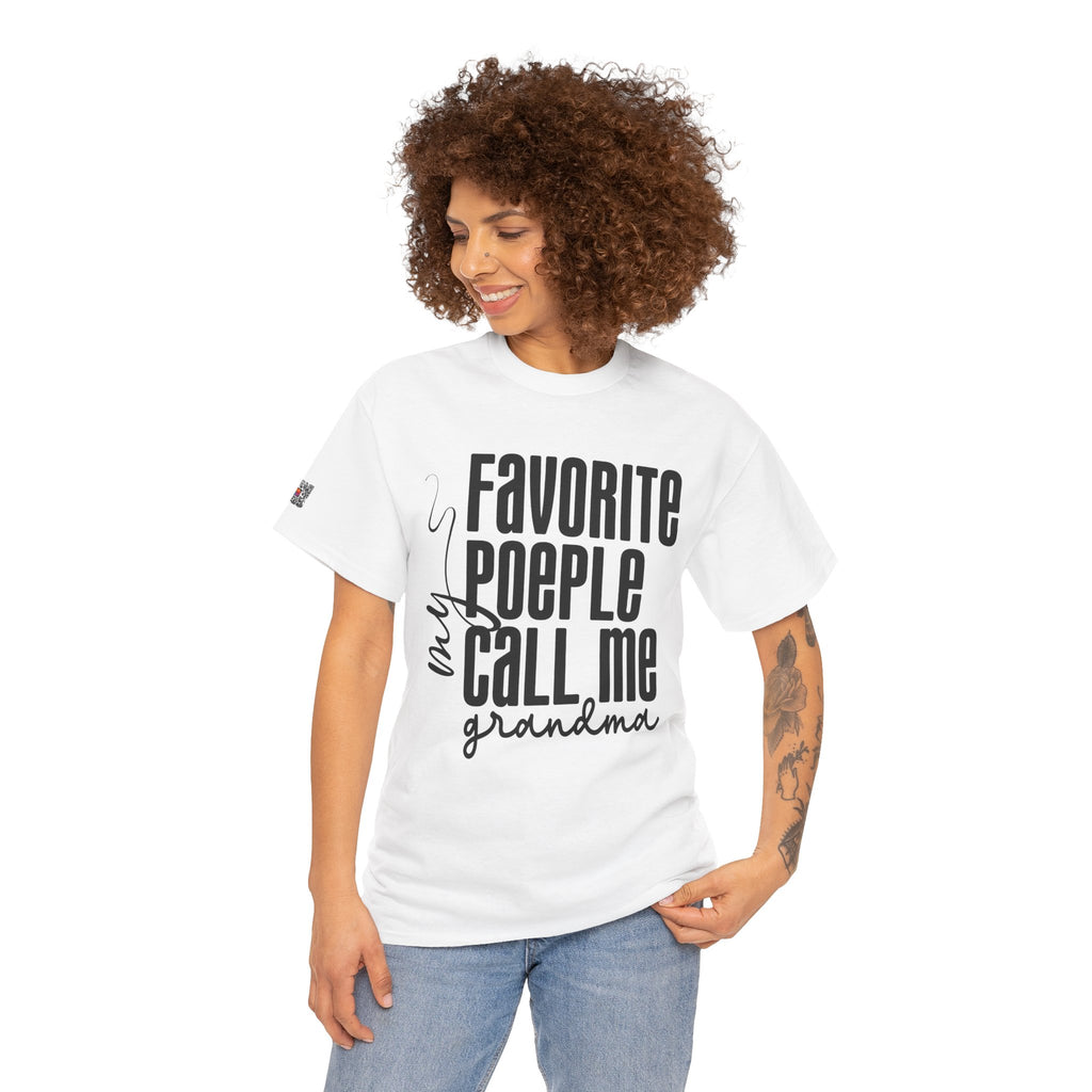 Favorite People Call Me Grandma Shirt – Sweet & Fun Grandmother Graphic Tee | Cr8tive Designs