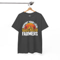 Support Your Local Farmers T-Shirt | Retro Tractor Sunset Graphic Tee | Cr8tive Designs