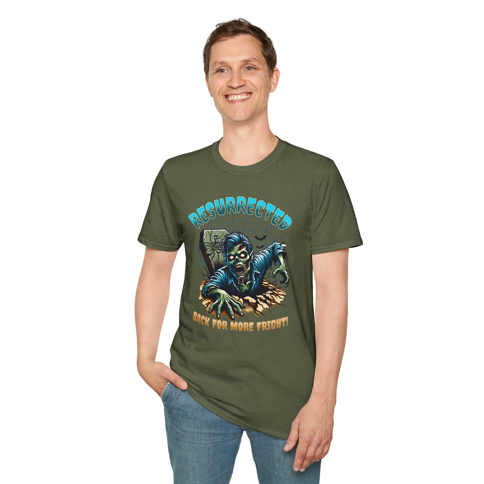 Resurrected Zombie T-Shirt | Retro Horror Graphic Tee | Cr8tive Designs