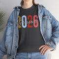 Senior 2026 Script Overlay T-Shirt | Trendy Color Graduation Tee | Senior Shirt | Cr8tive Designs
