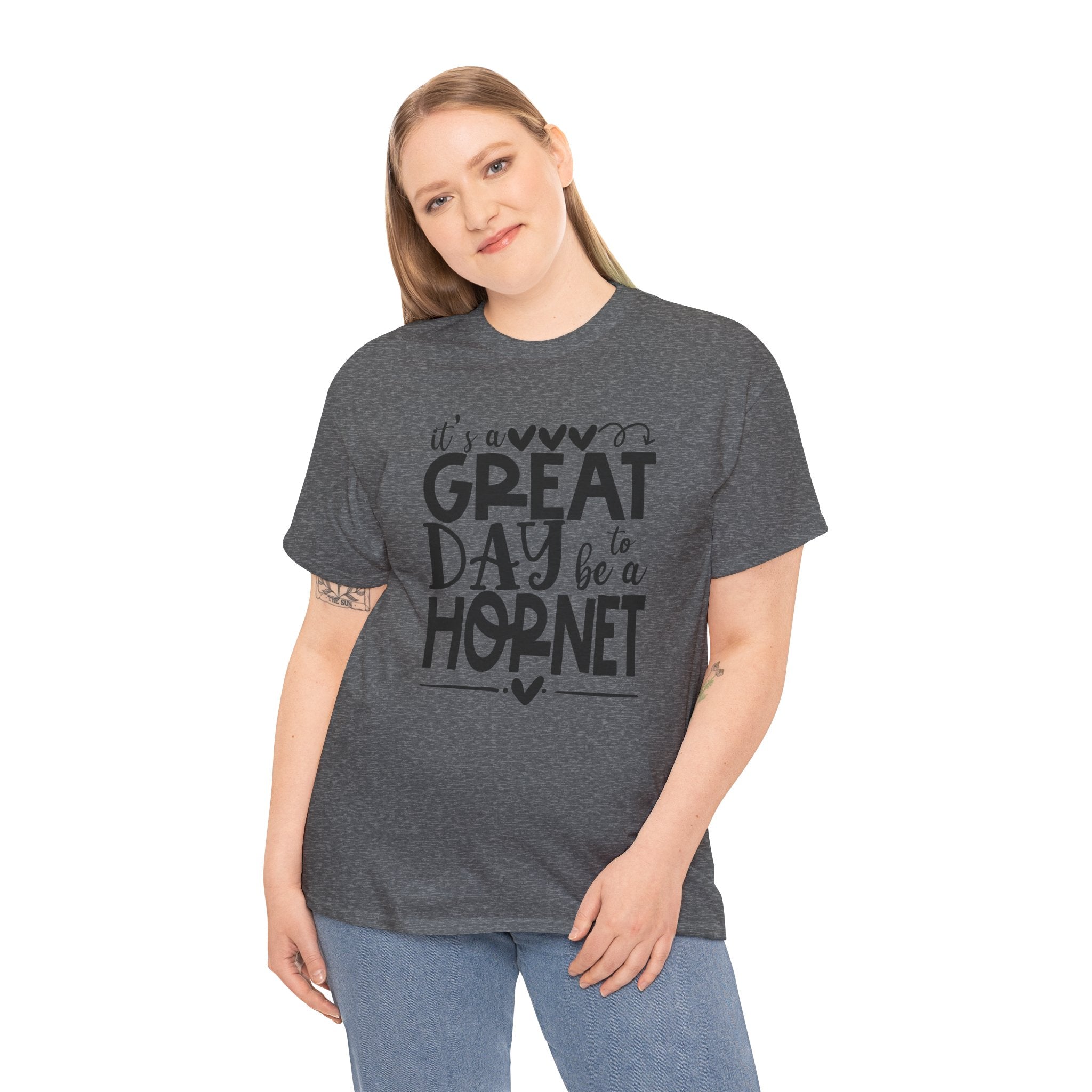 It's a Great Day to Be a Hornet T-Shirt | School Spirit Mascot Tee | Cr8tive Designs