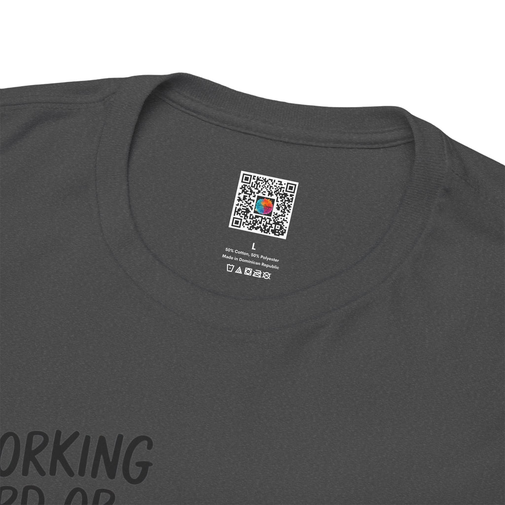 Working Hard Funny Sloth Humor T-Shirt | Cr8tive Designs