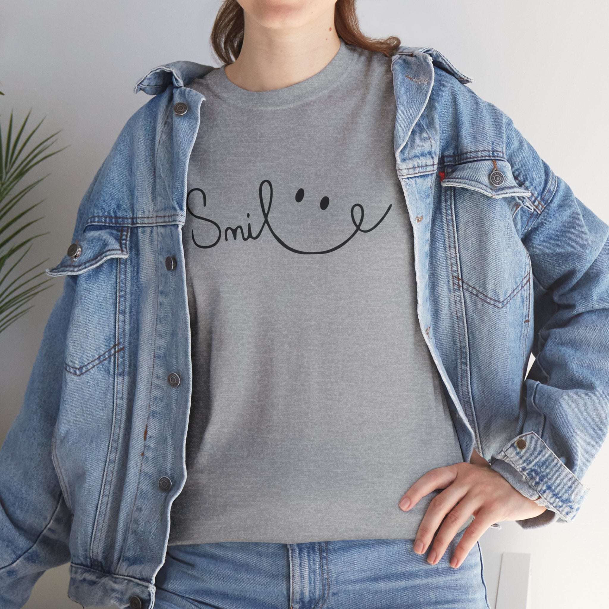 Smile Unisex Heavy Cotton Tee