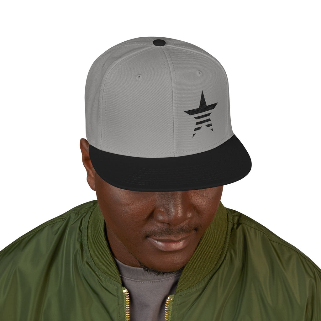 Star Embroidery Snapback Hat