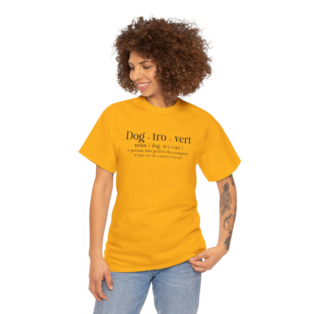 Dog-tro-vert Definition Tee | Everyday Pet Lover Tee | Cr8tive Designs