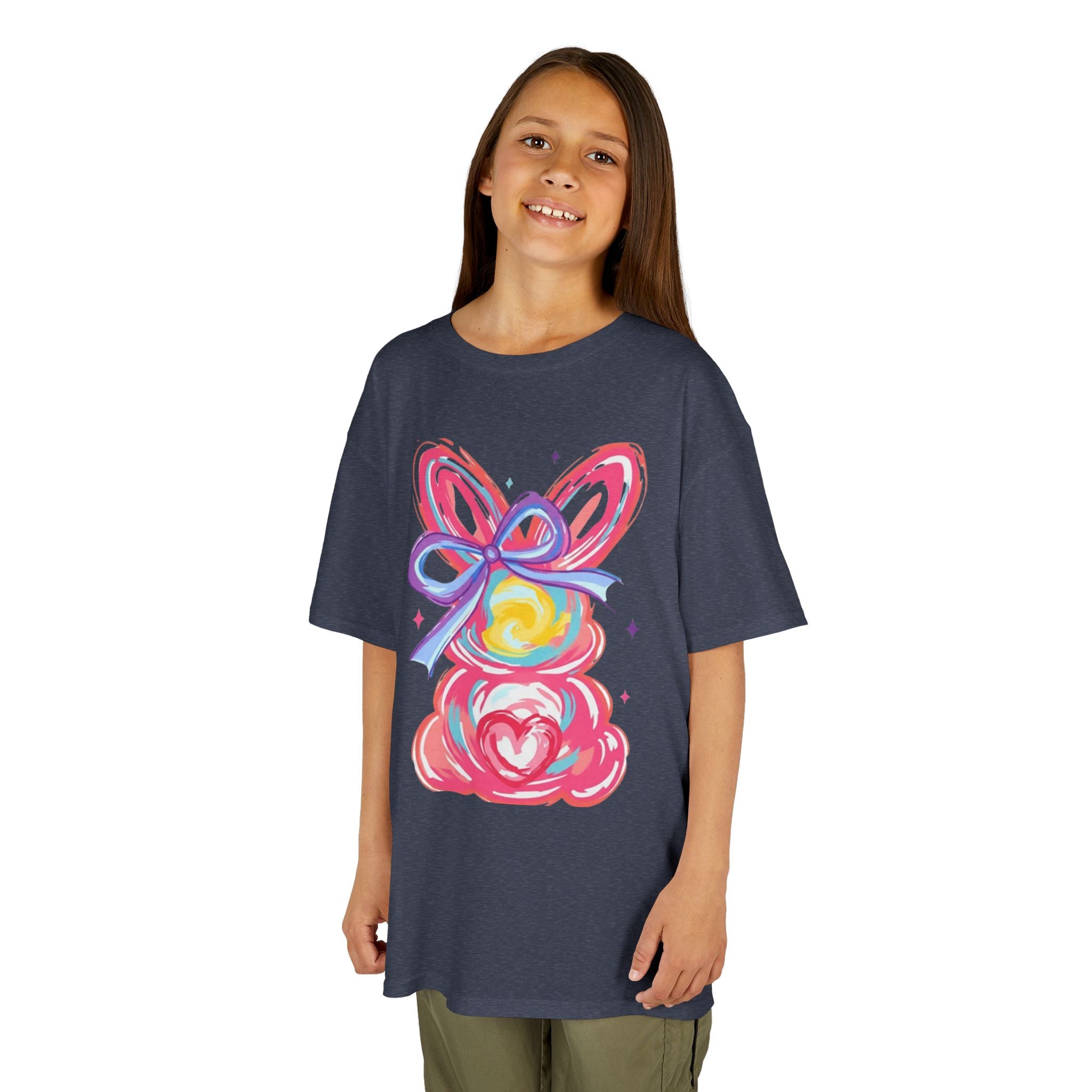 Kids Bunny Ribbon T‑Shirt