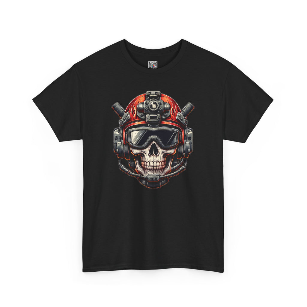 Skull Gamer T-Shirt | Tactical Gaming Skull Graphic Tee | Cr8tive Designs