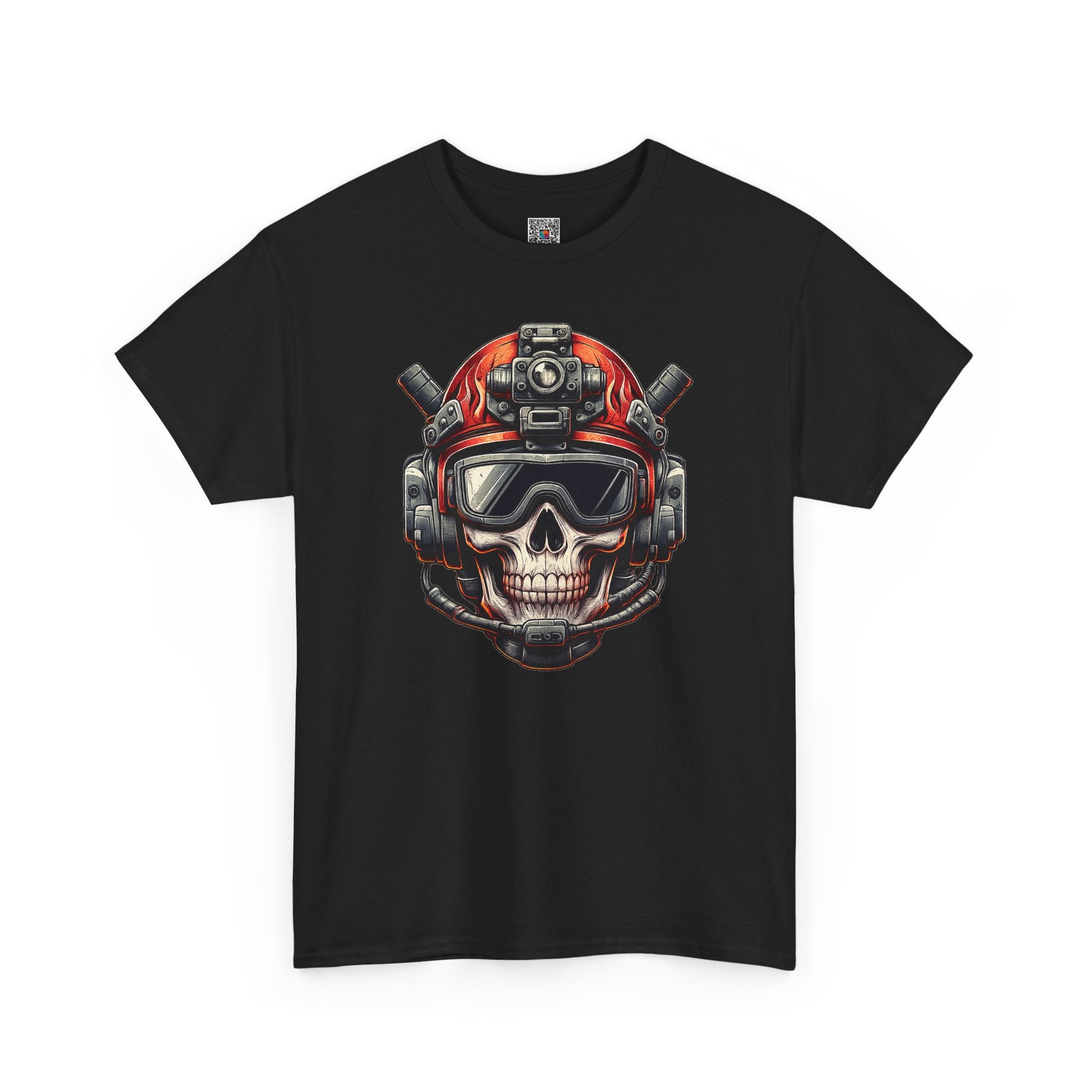 Skull Gamer T-Shirt | Tactical Gaming Skull Graphic Tee | Cr8tive Designs