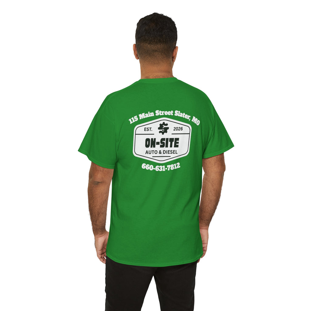 On-Site Auto & Diesel Logo T-Shirt | Local Business Work Shirt | Cr8tive Designs