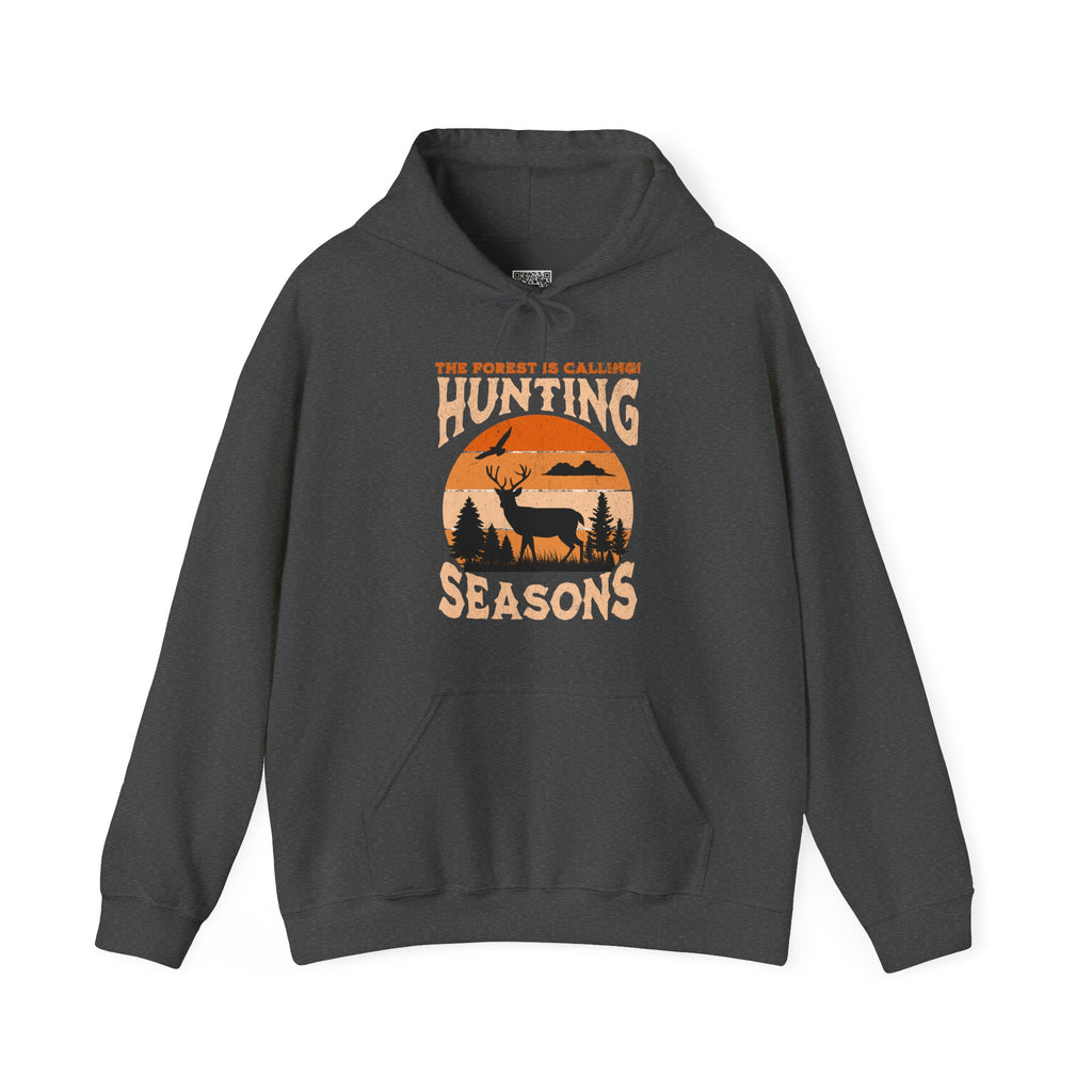 Hunting Season Hoodie | Retro Sunset & Deer Hunting Design | Cr8tive Designs