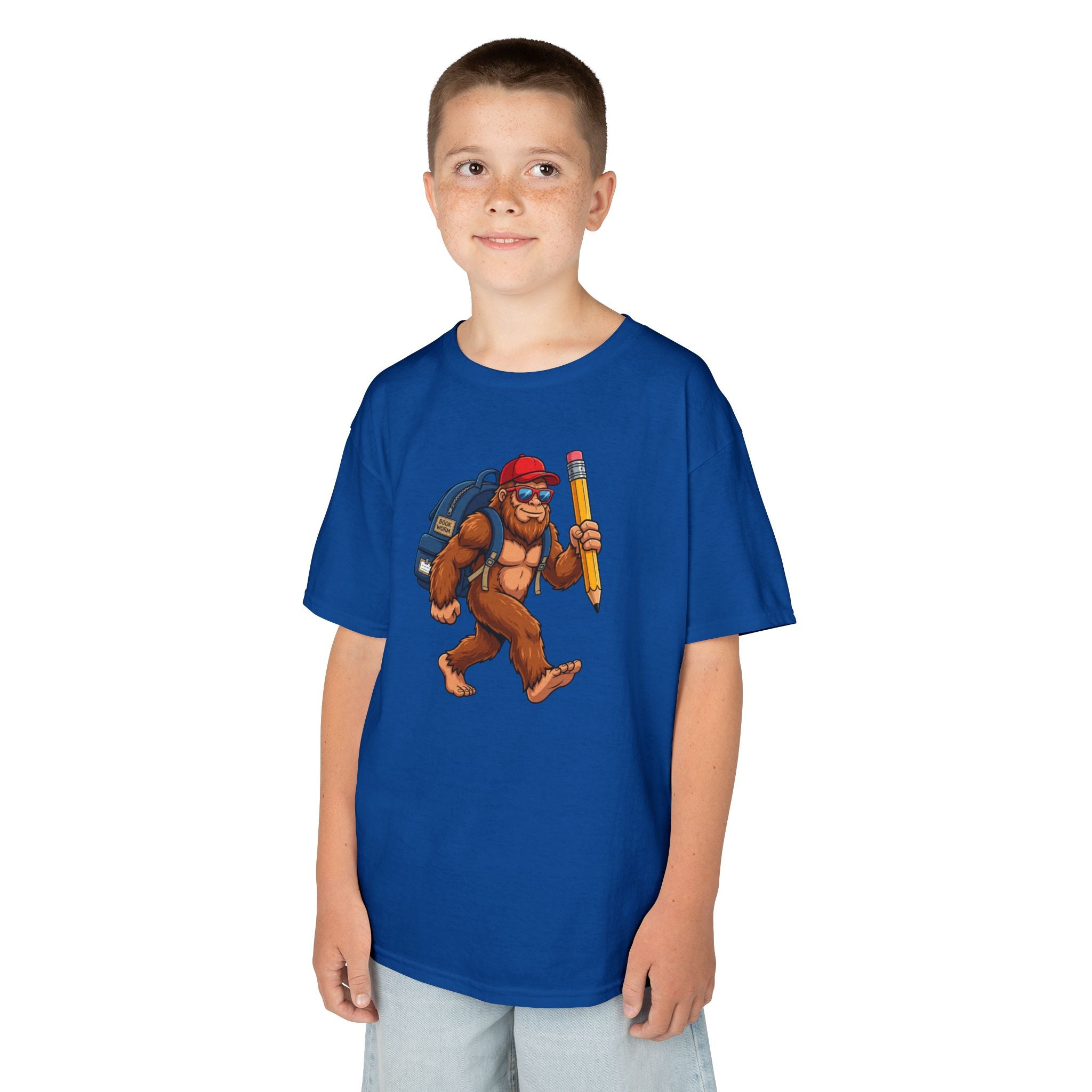 Back-to-School Bigfoot Youth T-Shirt | Funny Sasquatch School Tee | Cr8tive Designs