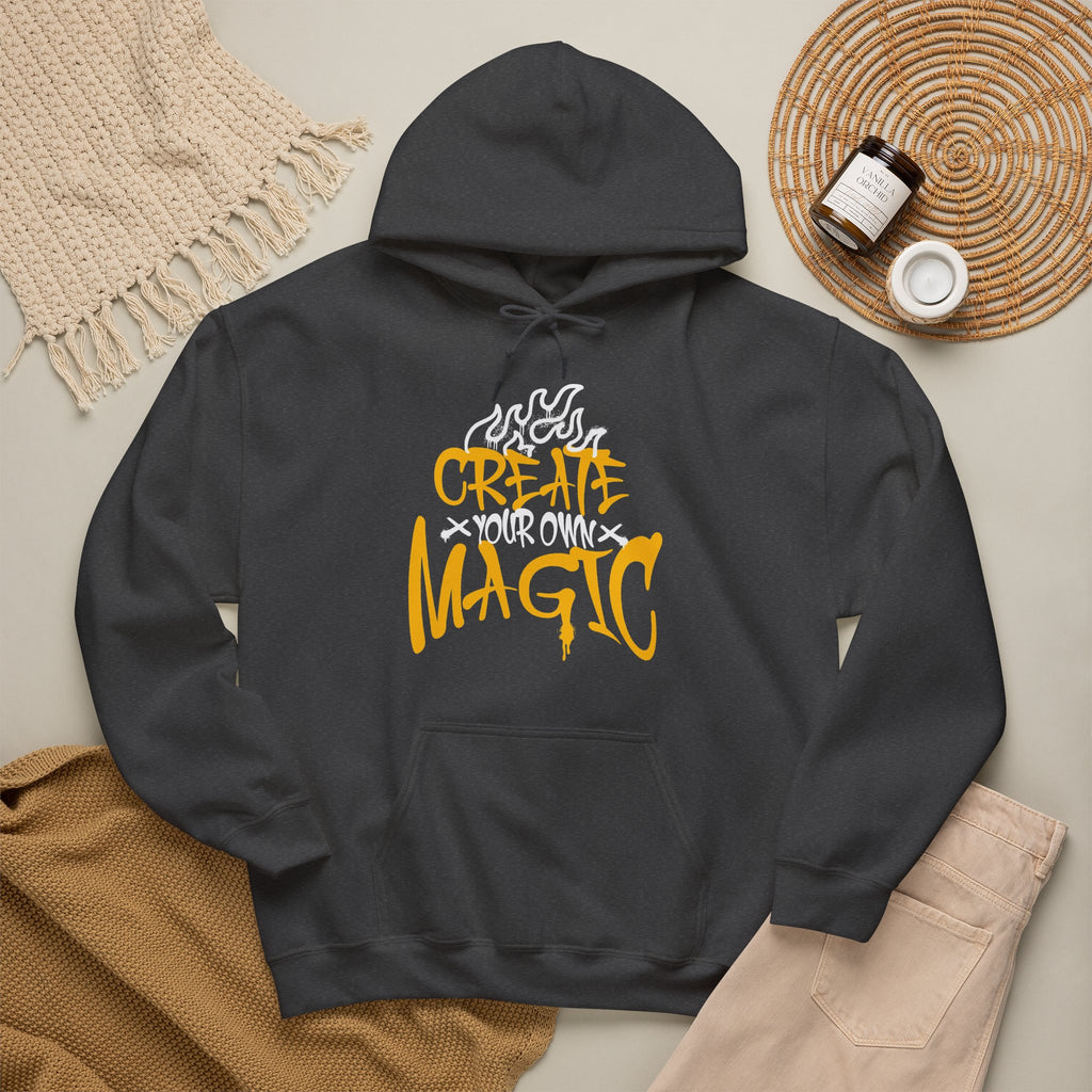 Create Your Own Magic | Bold Inspirational Hoodie | Cr8tive Designs