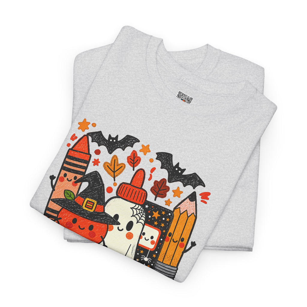 Spooky School Supplies T-Shirt | Cute Halloween Teacher & Student Graphic Tee | Cr8tive Designs