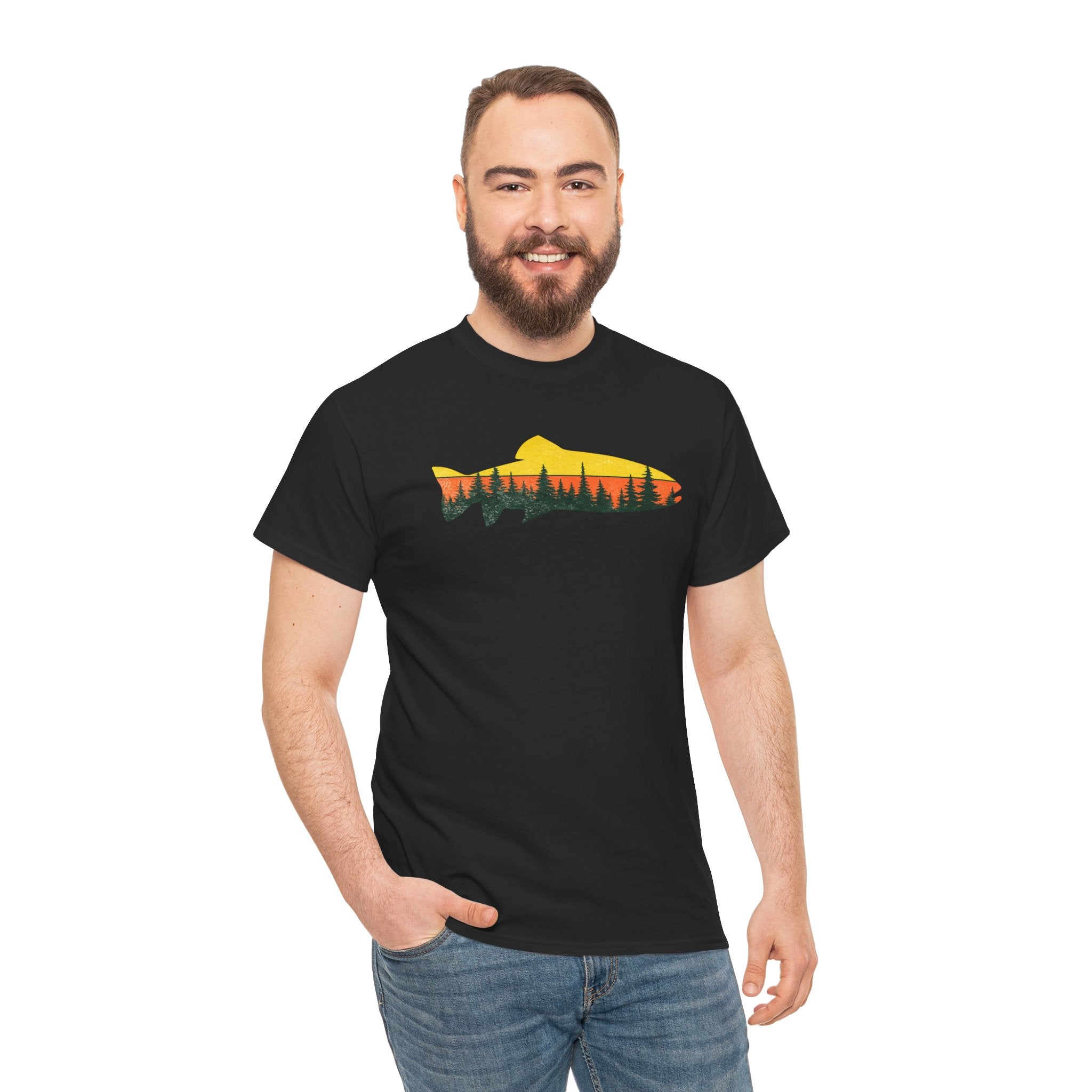 Trout Sunset T-Shirt/Cr8tive Designs