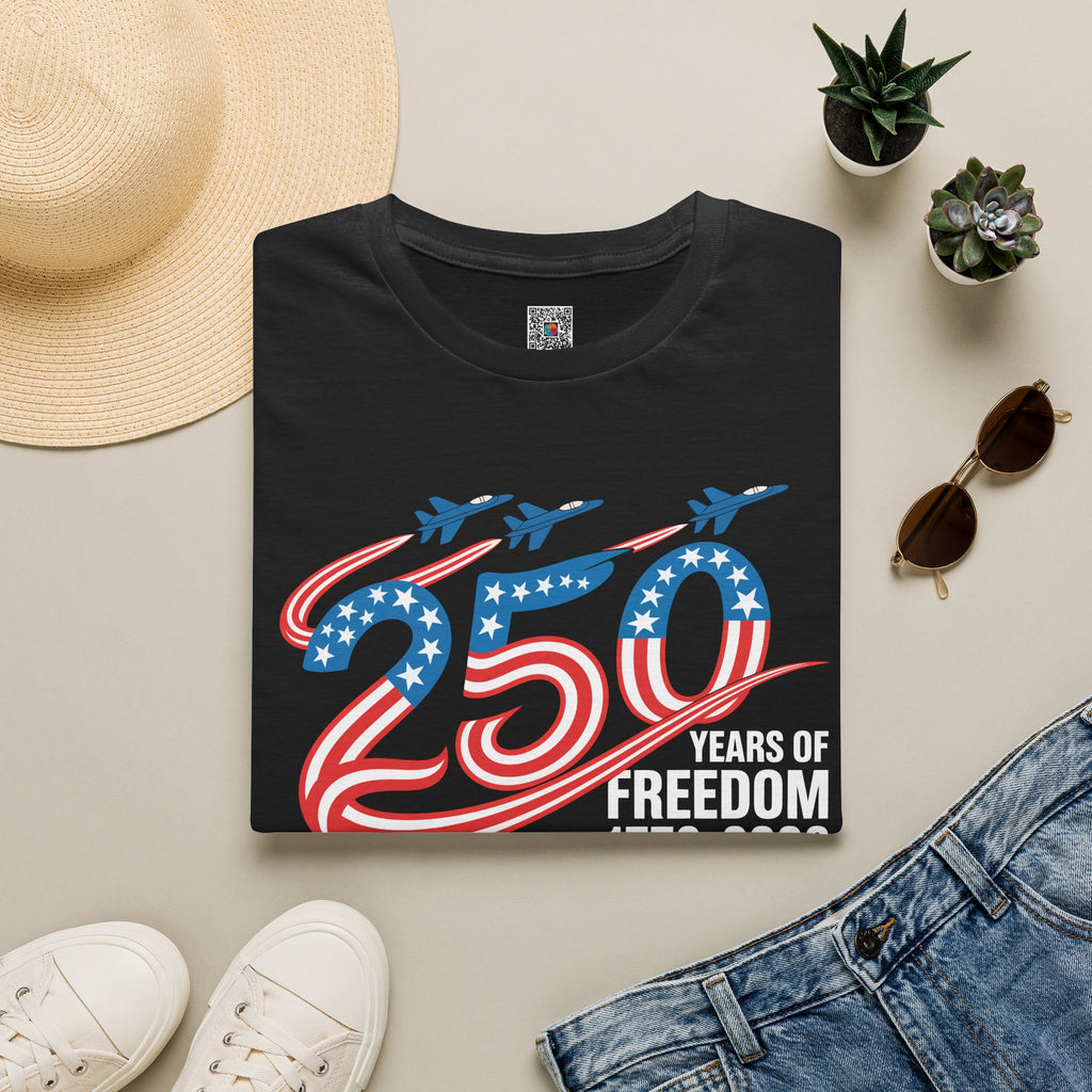 250 Years of Freedom | Patriotic USA Anniversary Design | Cr8tive Designs
