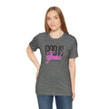 God Is Good T-Shirt | Faith Christian Tee with Pink Script | Cr8tive Designs