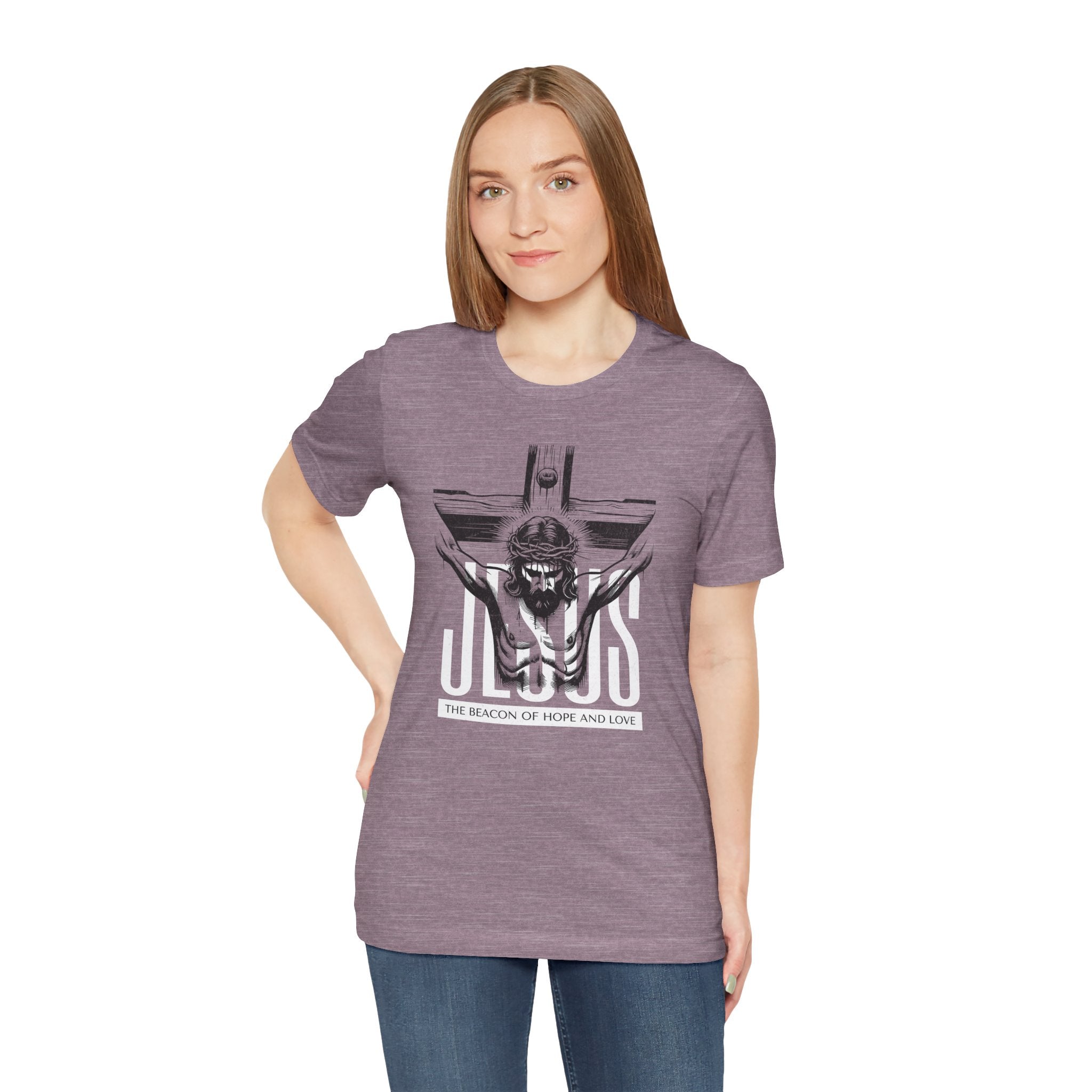 Jesus Crucifix Tee | Christian Graphic T-Shirt | Cr8tive Designs