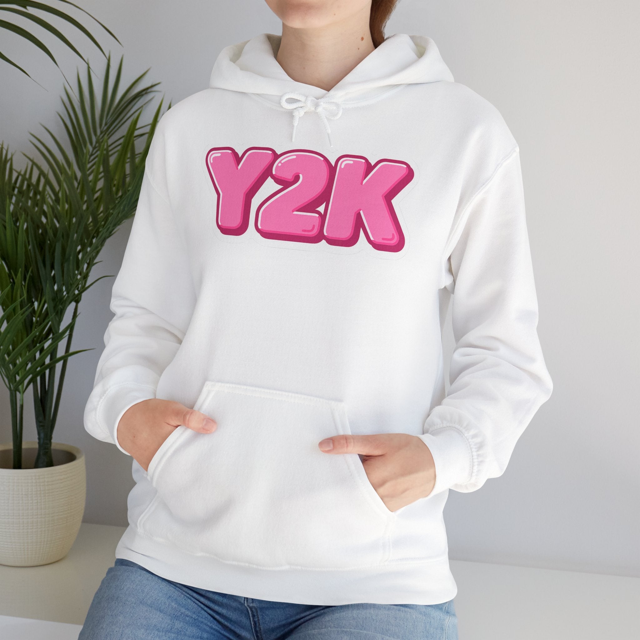 Y2K Pink Bubble Hoodie
