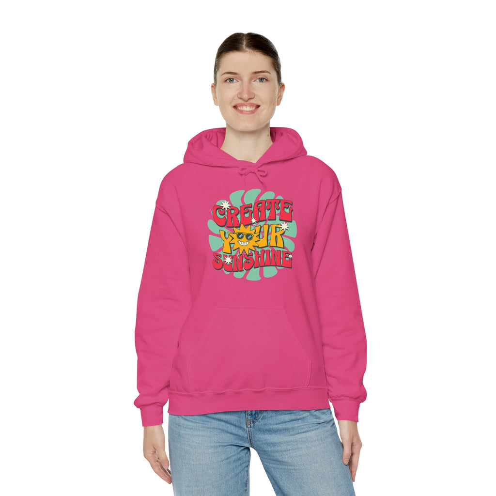 Create Your Sunshine | Colorful Retro-Inspired Hoodie | Cr8tive Designs