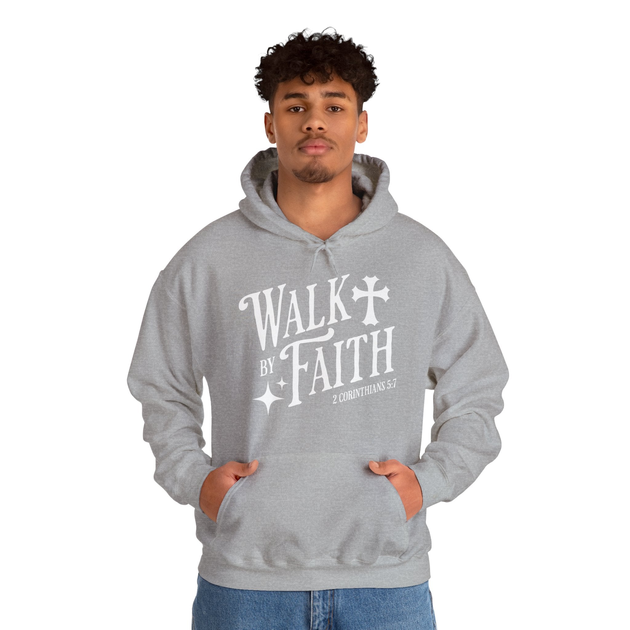 Walk by Faith | Christian Scripture Hoodie | Cr8tive Designs
