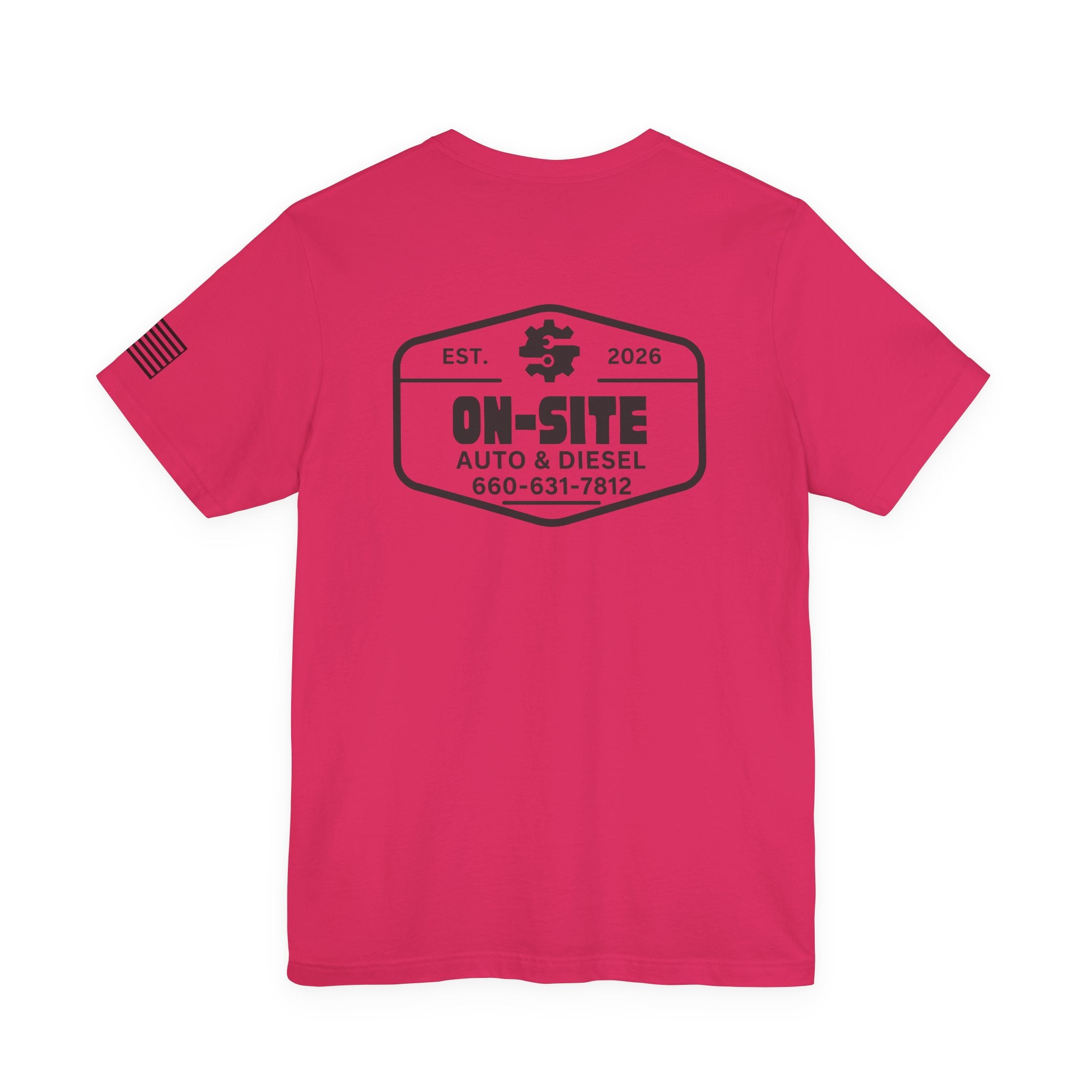 On-Site Auto & Diesel Crew Tee | Cr8tive Designs.