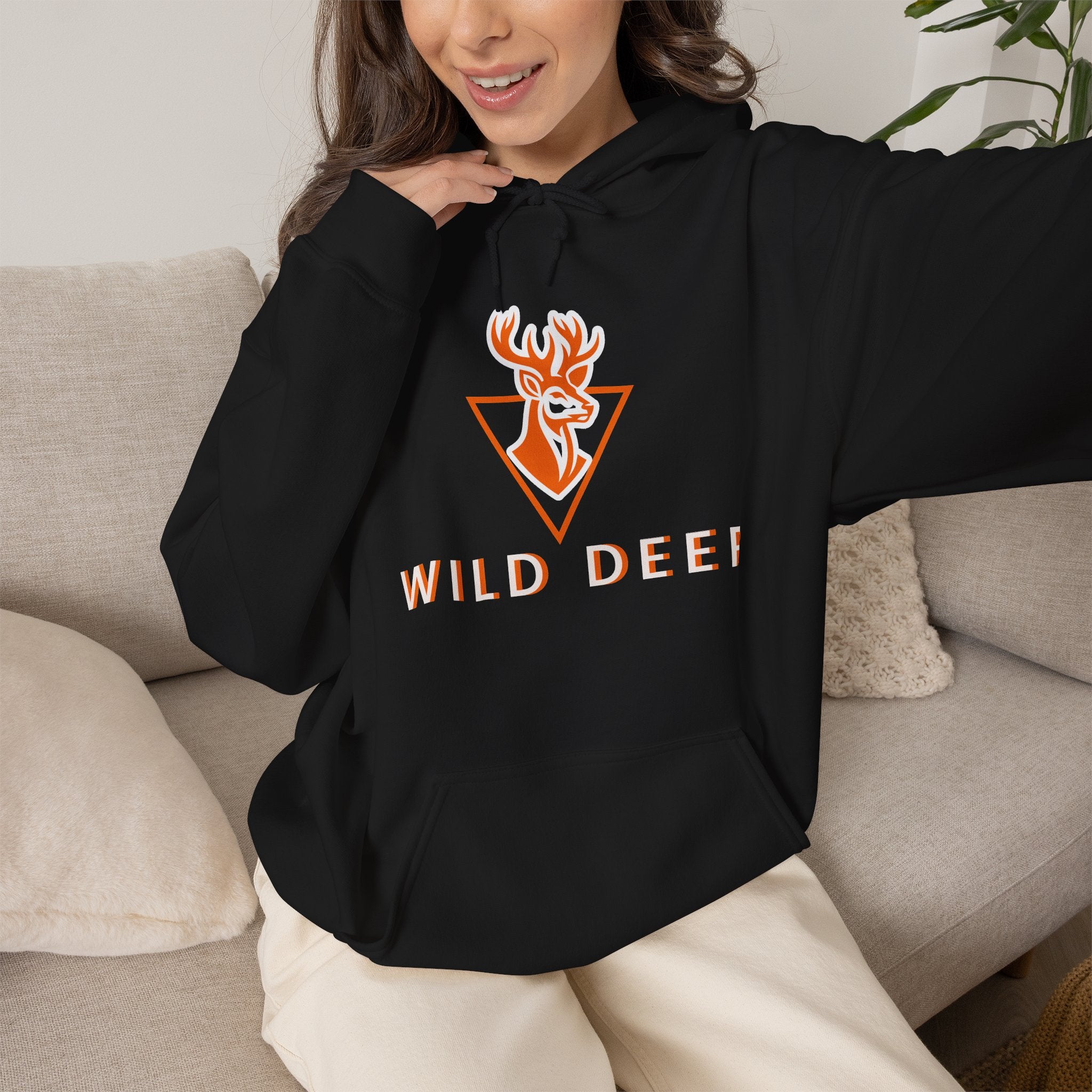 Wild Deer Hoodie | Hunting & Outdoor Adventure Design | Cr8tive Designs