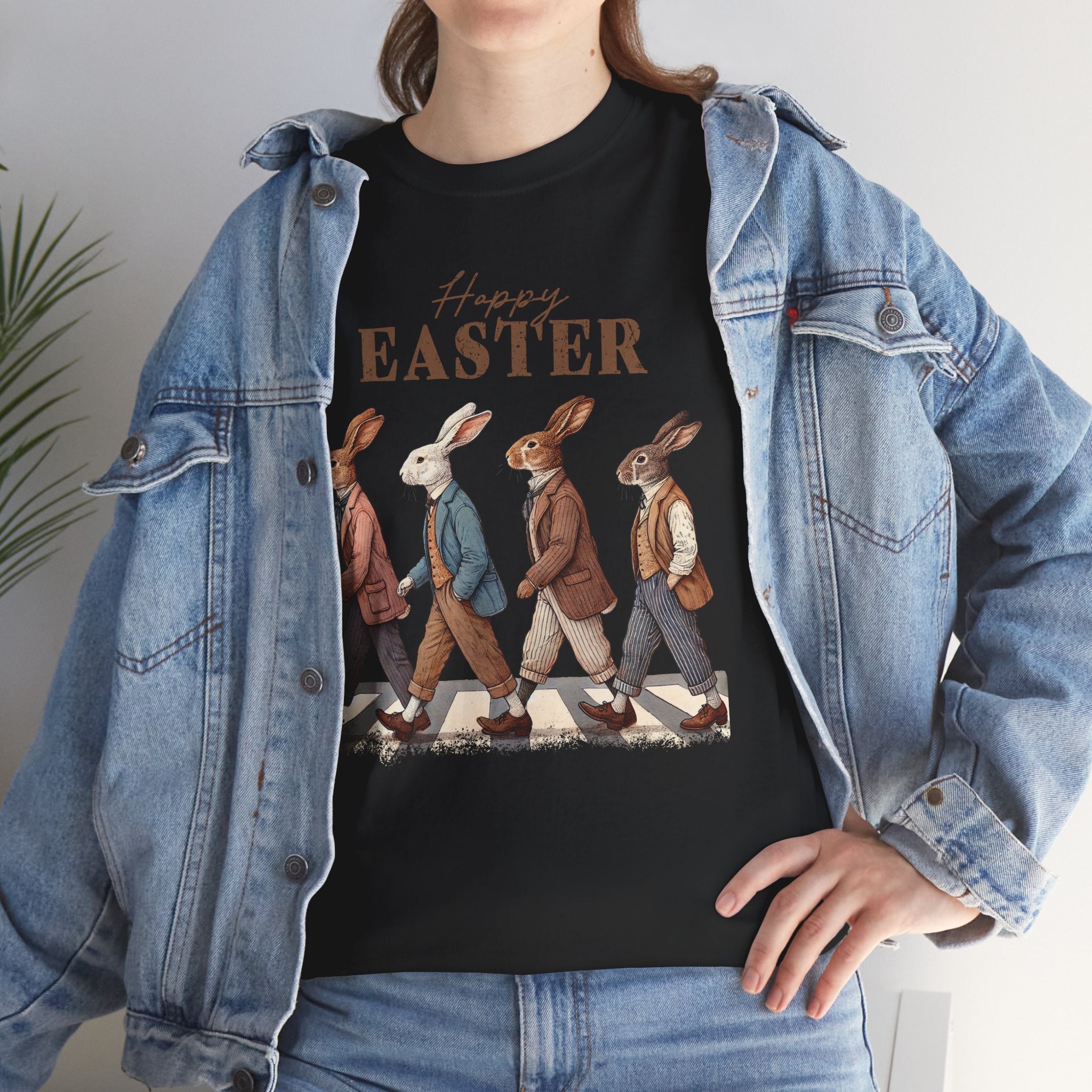 Easter Bunnies Vintage-Style Spring T-Shirt