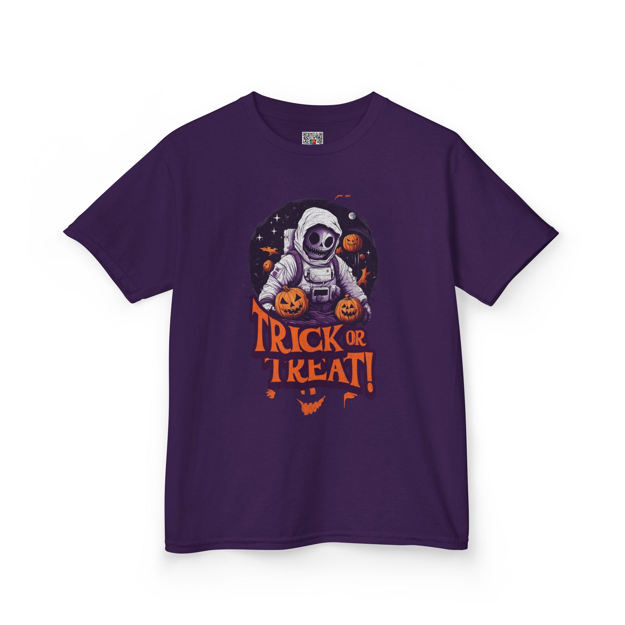 Kids Halloween 'Trick or Treat' Astronaut T‑Shirt | Cr8tive Designs