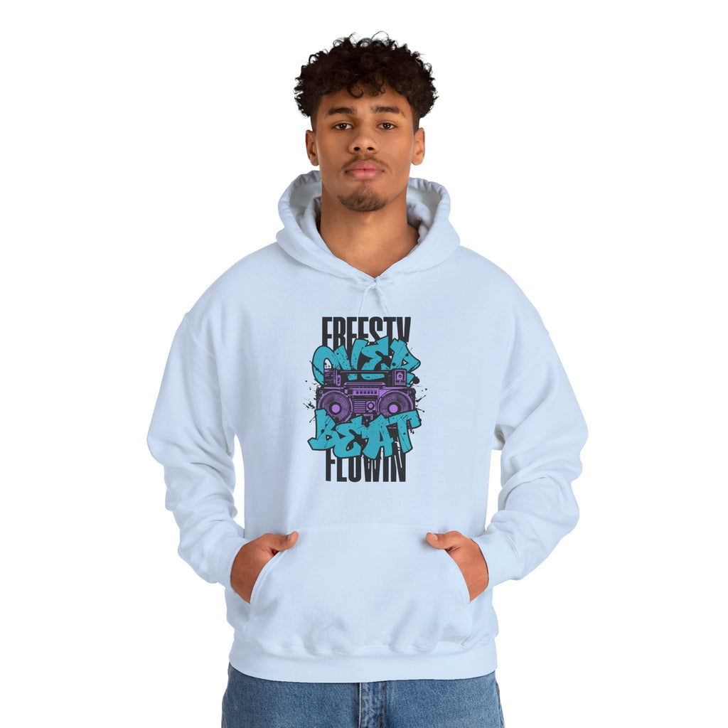 Freestyle Beat Flowin’ | Retro Hip-Hop Hoodie | Cr8tive Designs