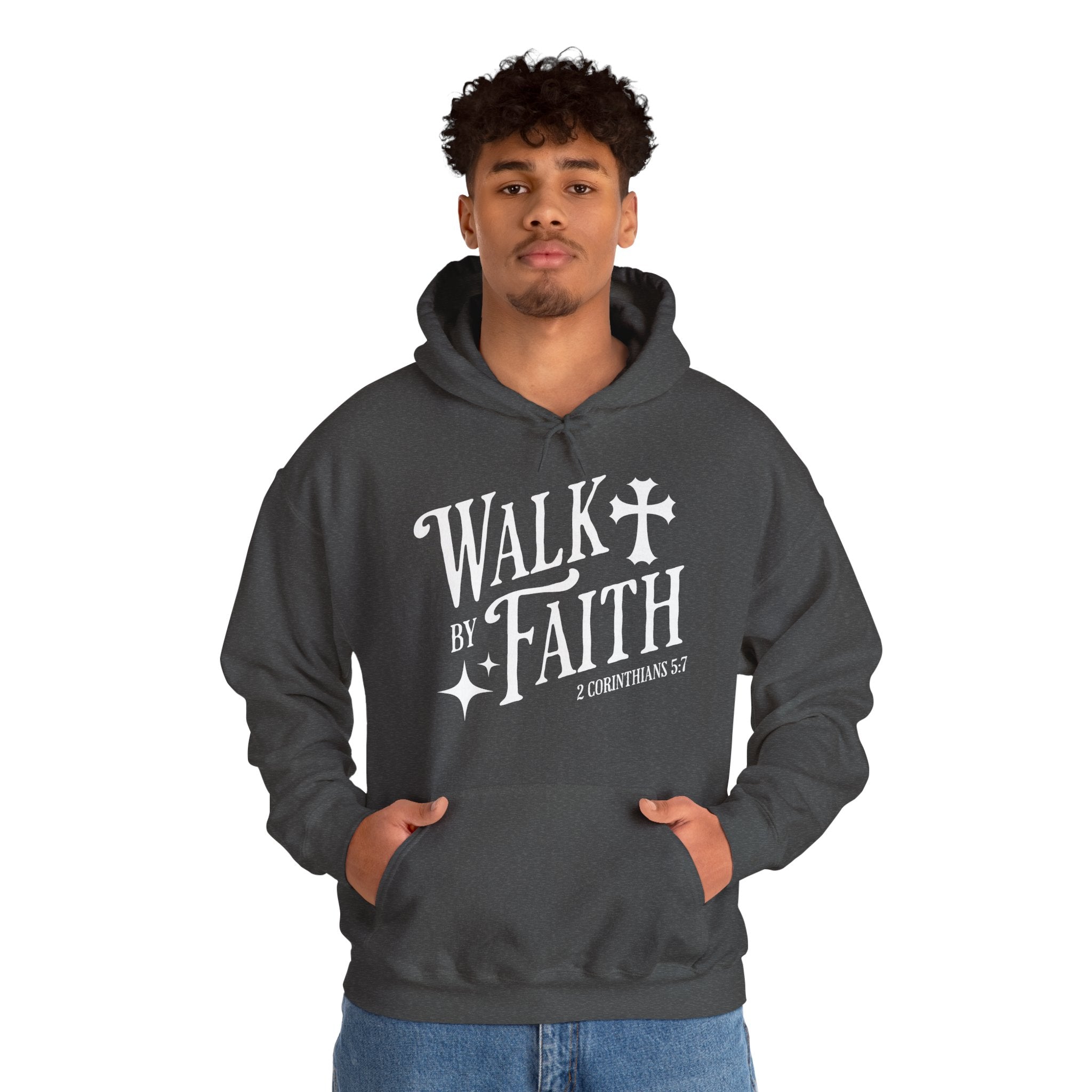 Walk by Faith | Christian Scripture Hoodie | Cr8tive Designs