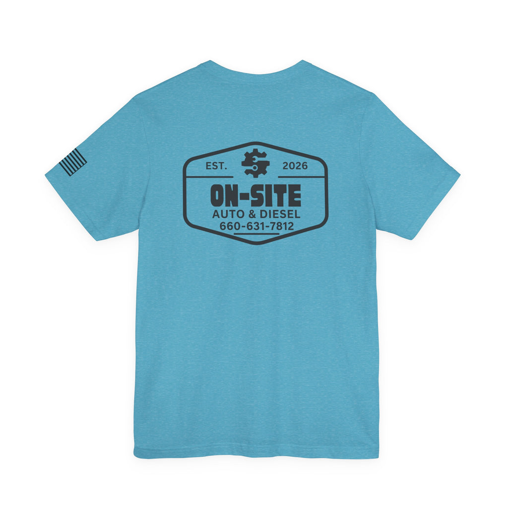 On-Site Auto & Diesel Crew Tee | Cr8tive Designs.