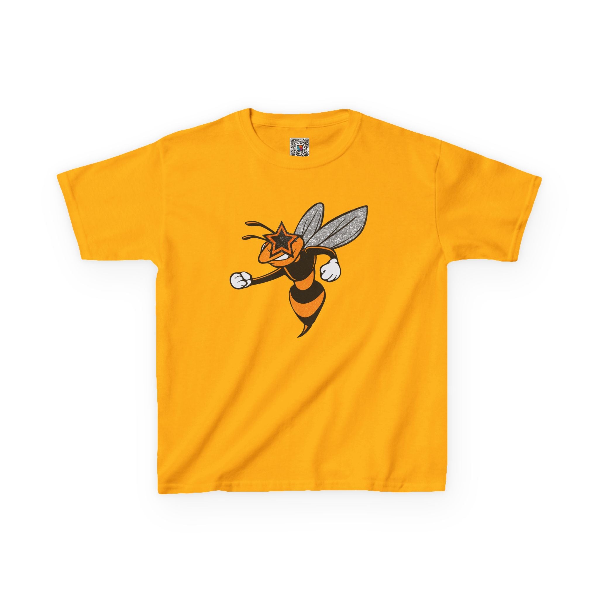 Hornet Mascot Youth Graphic T-Shirt | School Spirit Mascot Tee | Cr8tive Designs