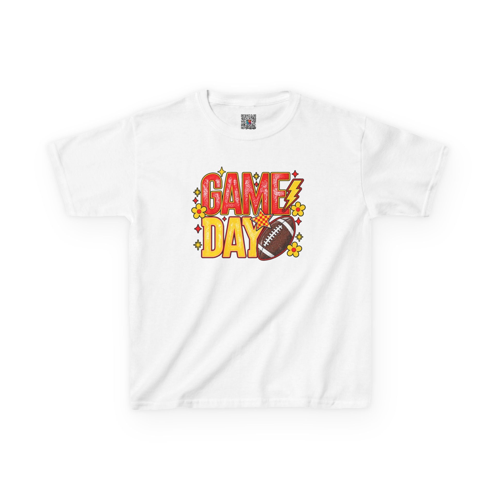 Game Day Kids Graphic Tee | Sunday Football Tailgate T-Shirt | Cr8tive Designs