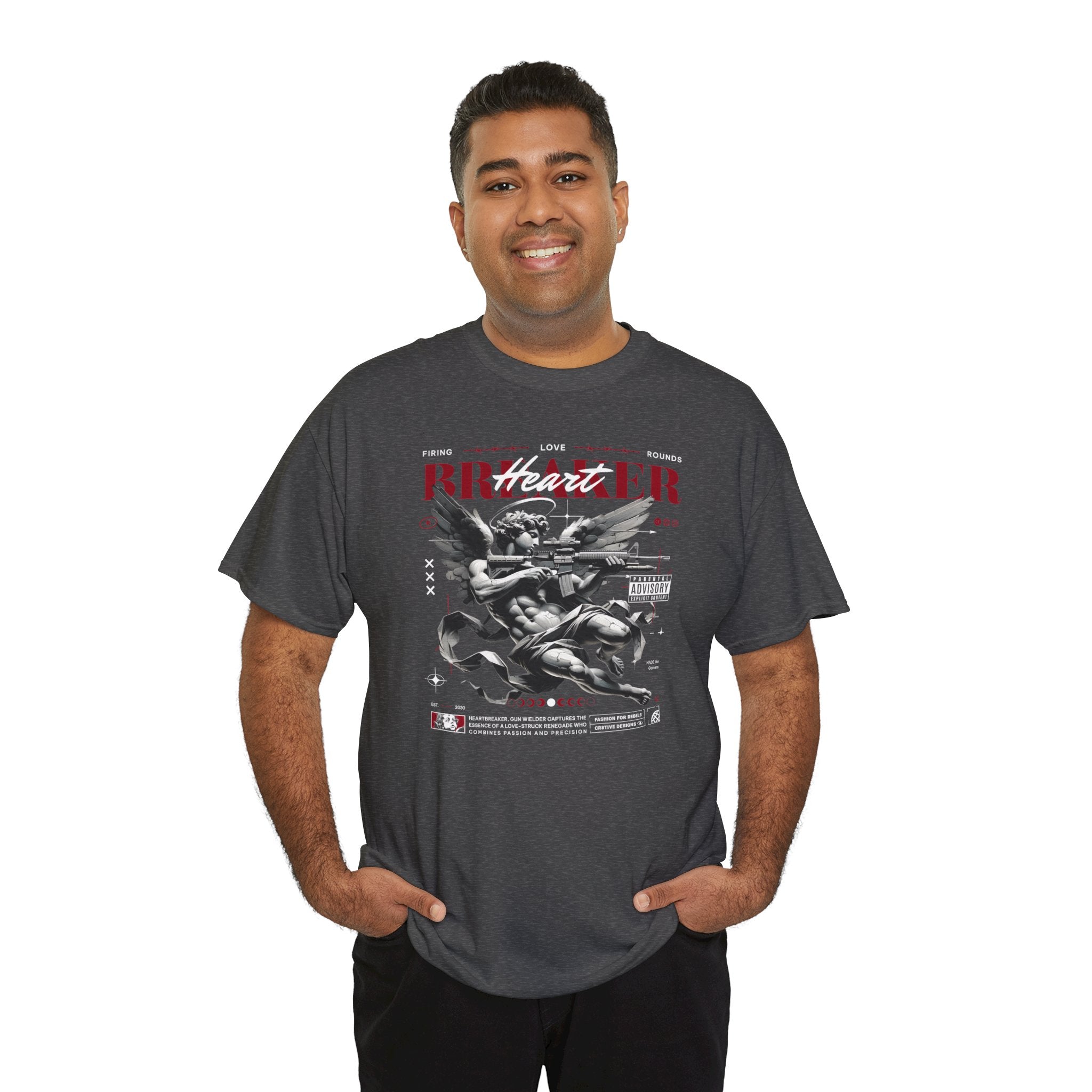 Firing Love Rounds | Dark Cupid Tshirt Design | Cr8tive Designs