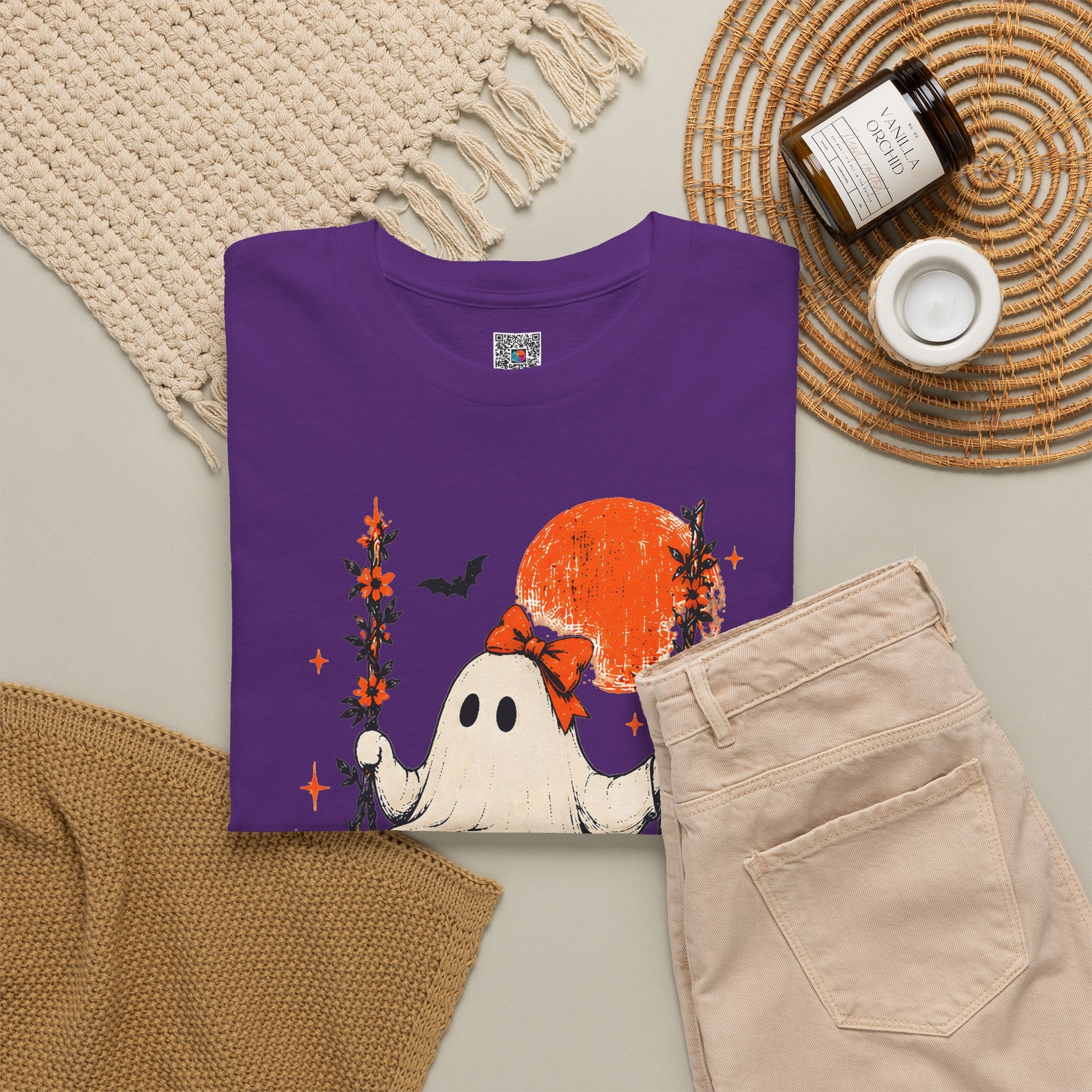 Vintage Ghost T-Shirt | Spooky Season Halloween Tee | Cr8tive Designs