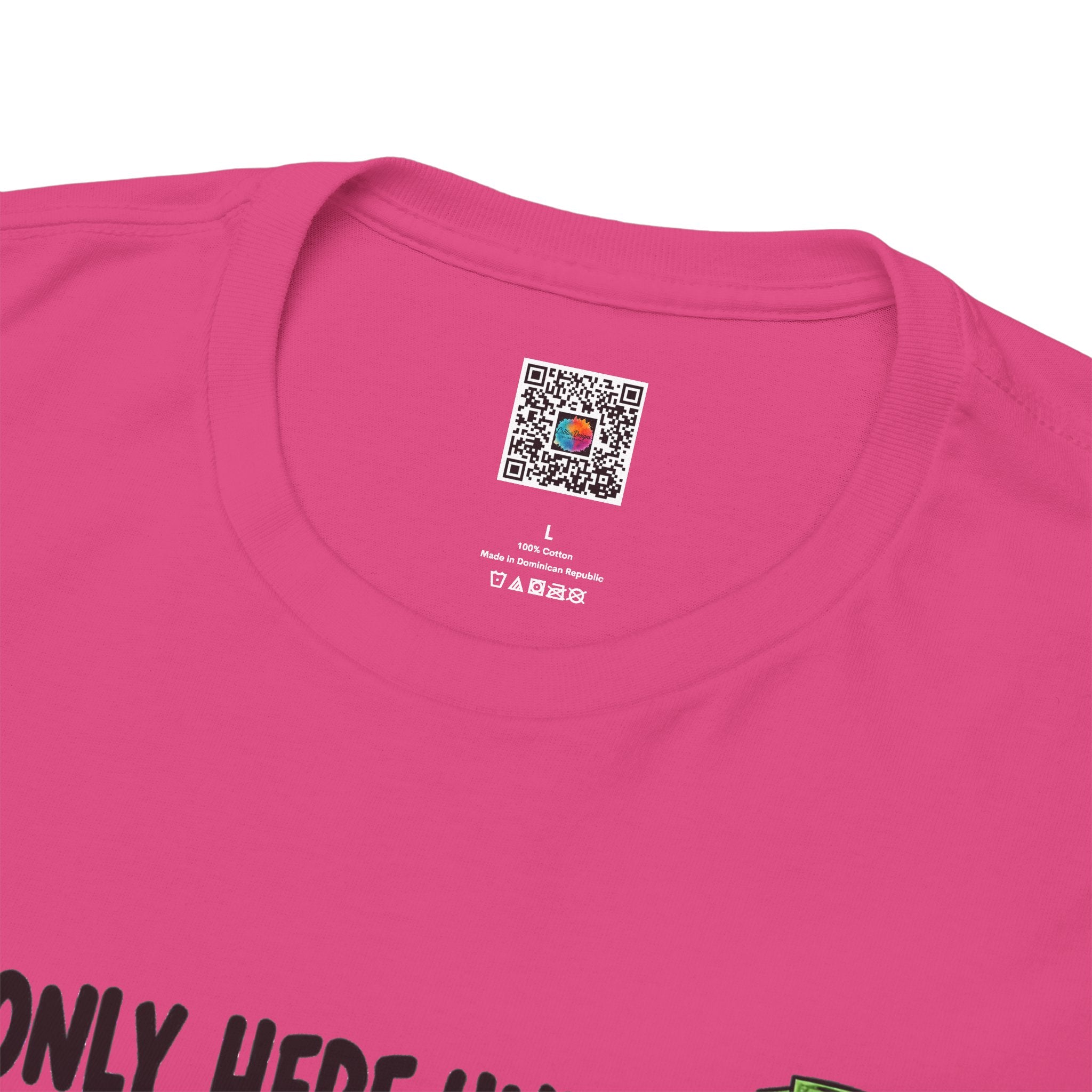 I’m Only Here Until I Win the Lottery | Funny Work Humor T-Shirt | Cr8tive Designs