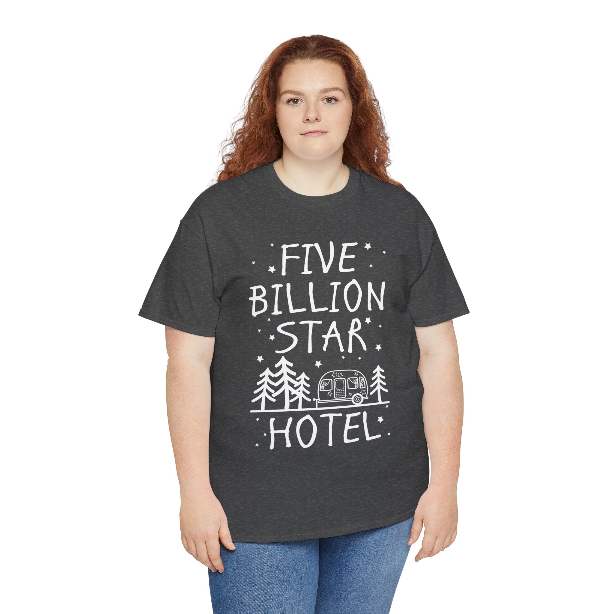 Five Billion Star Hotel | Camping Night Graphic Tee | Cr8tive Designs