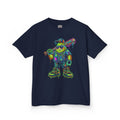Kids Neon Skateboarder T‑Shirt | Cool Graffiti Skate Punk Tee for Boys | Cr8tive Designs
