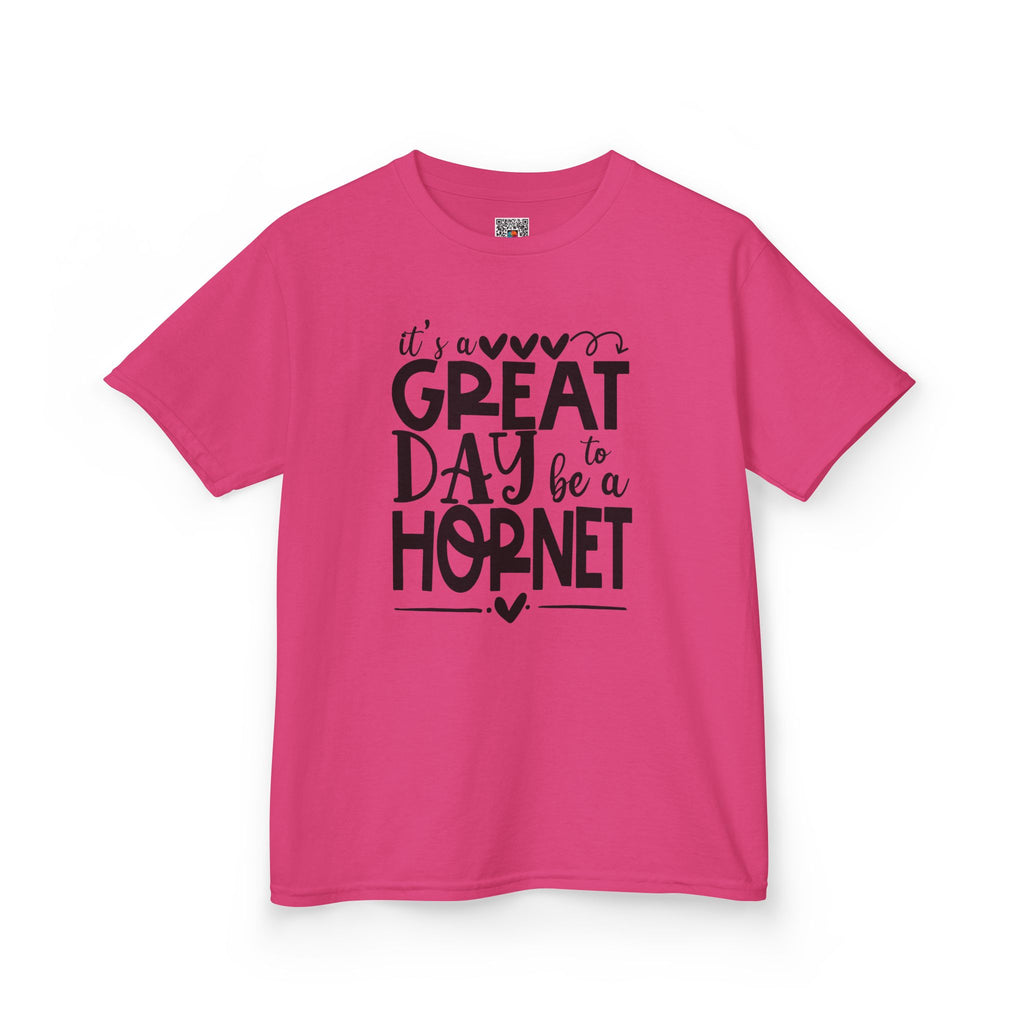 It's a Great Day to Be a Hornet Youth T-Shirt | School Spirit Kids Tee | Cr8tive Designs