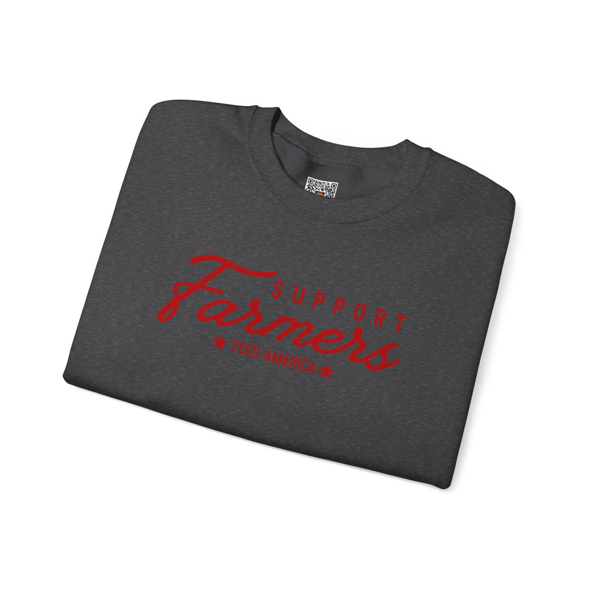 Support Farmers Feed America Sweatshirt | Patriotic Agriculture Crewneck | Cr8tive Designs