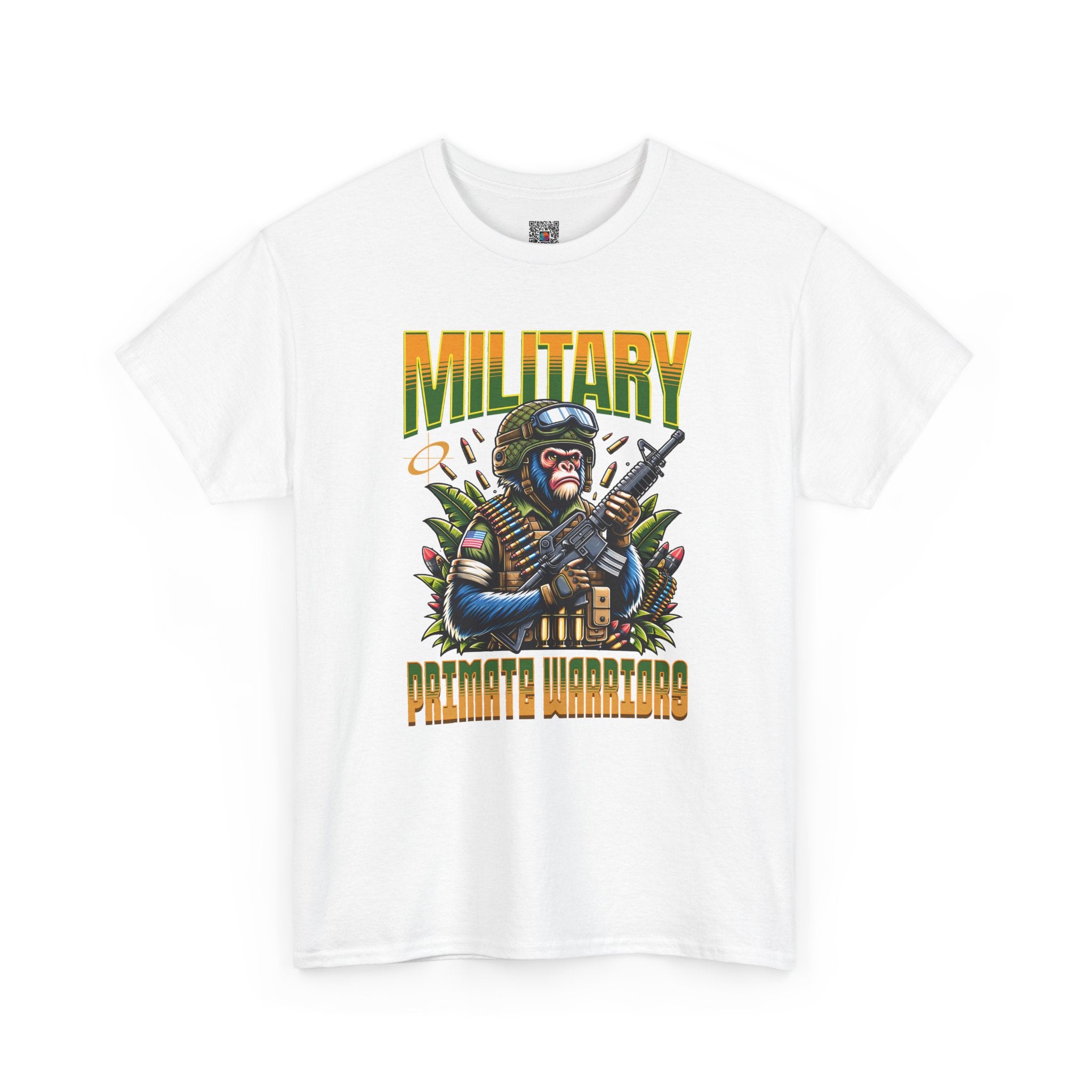 Military Primate Warriors T-Shirt | Military Ape Design | Cr8tive Designs