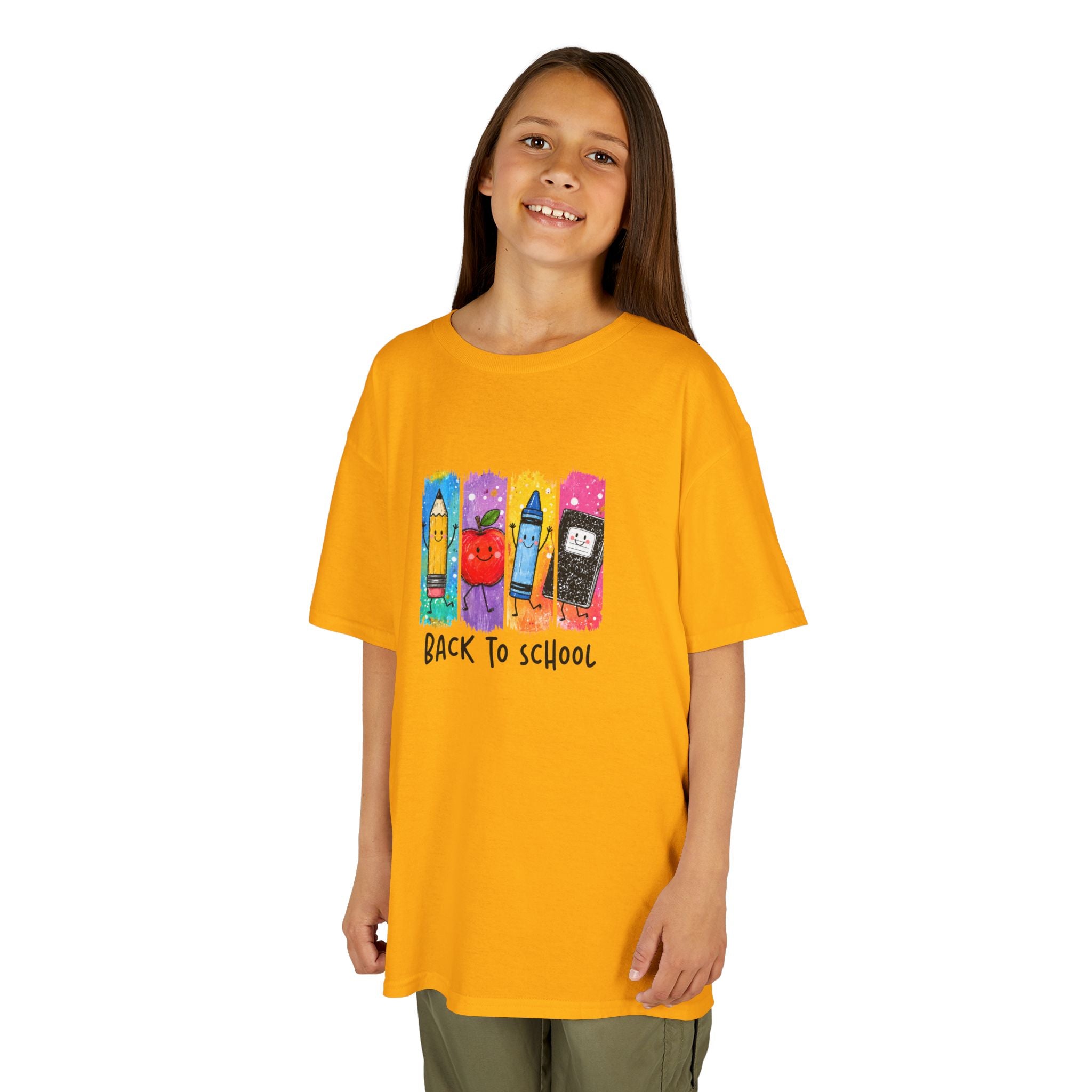 Back to School Crayon Shirt | Colorful School Supply Kids Tee | Cr8tive Designs