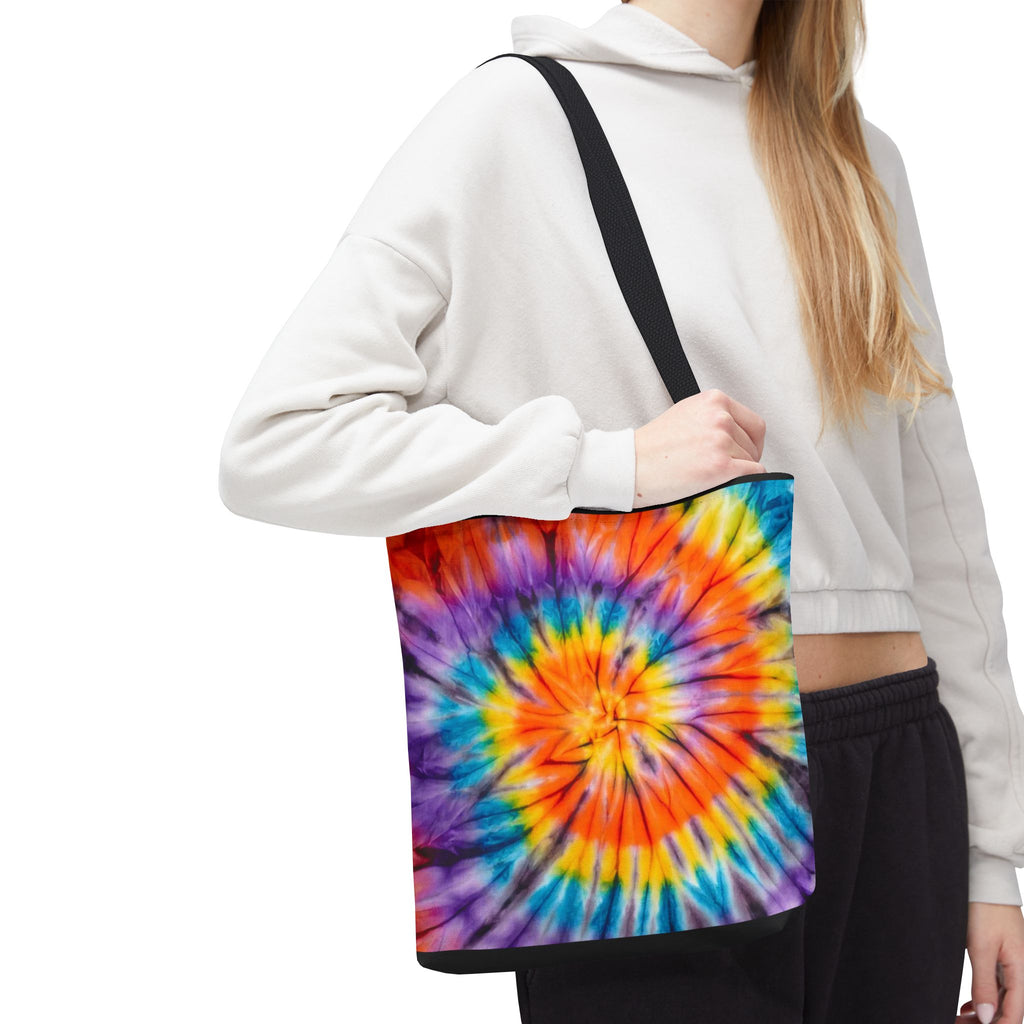 Tie Dye Swirl | Bright Rainbow Tote Bag | Cr8tive Designs