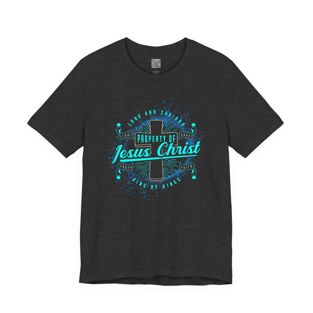 Jesus Christ Cross T-Shirt — "Property of Jesus Christ" Faith Tee| Cr8tive Designs
