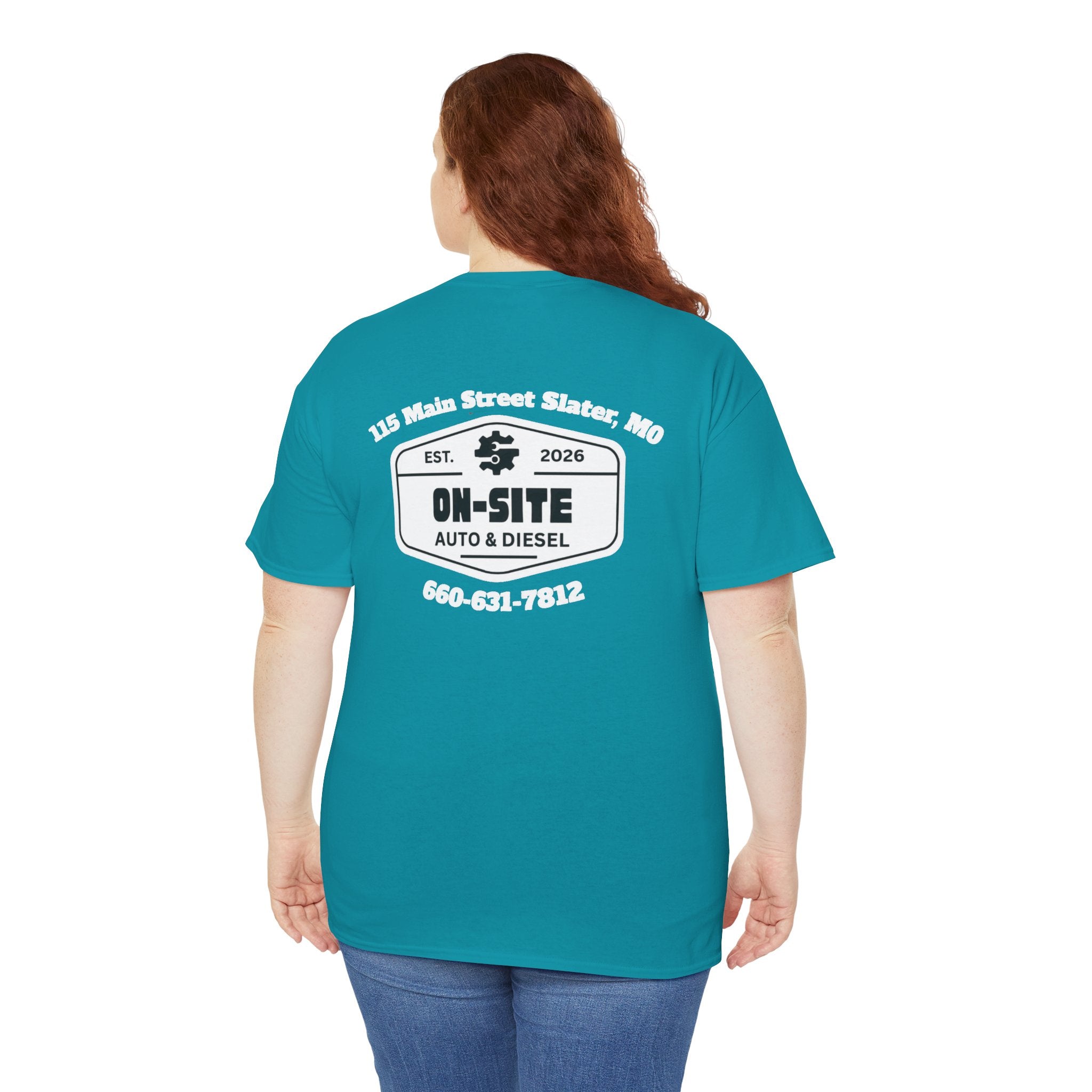 On-Site Auto & Diesel Logo T-Shirt | Local Business Work Shirt | Cr8tive Designs