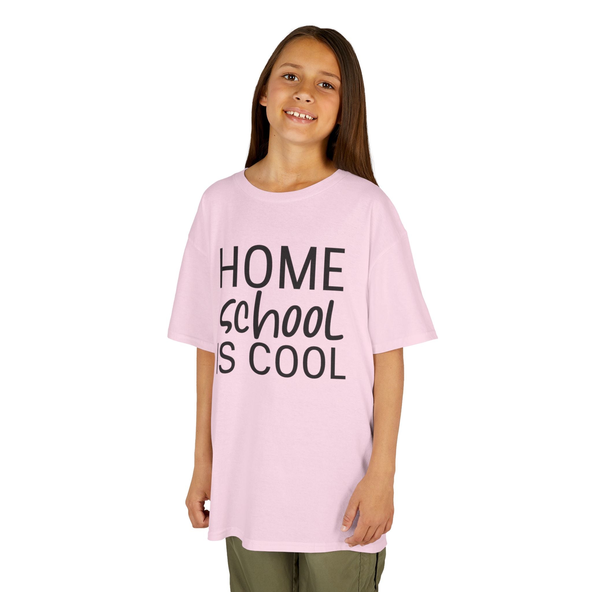 Kids Tee — "Homeschool Is Cool" Back-to-School Shirt