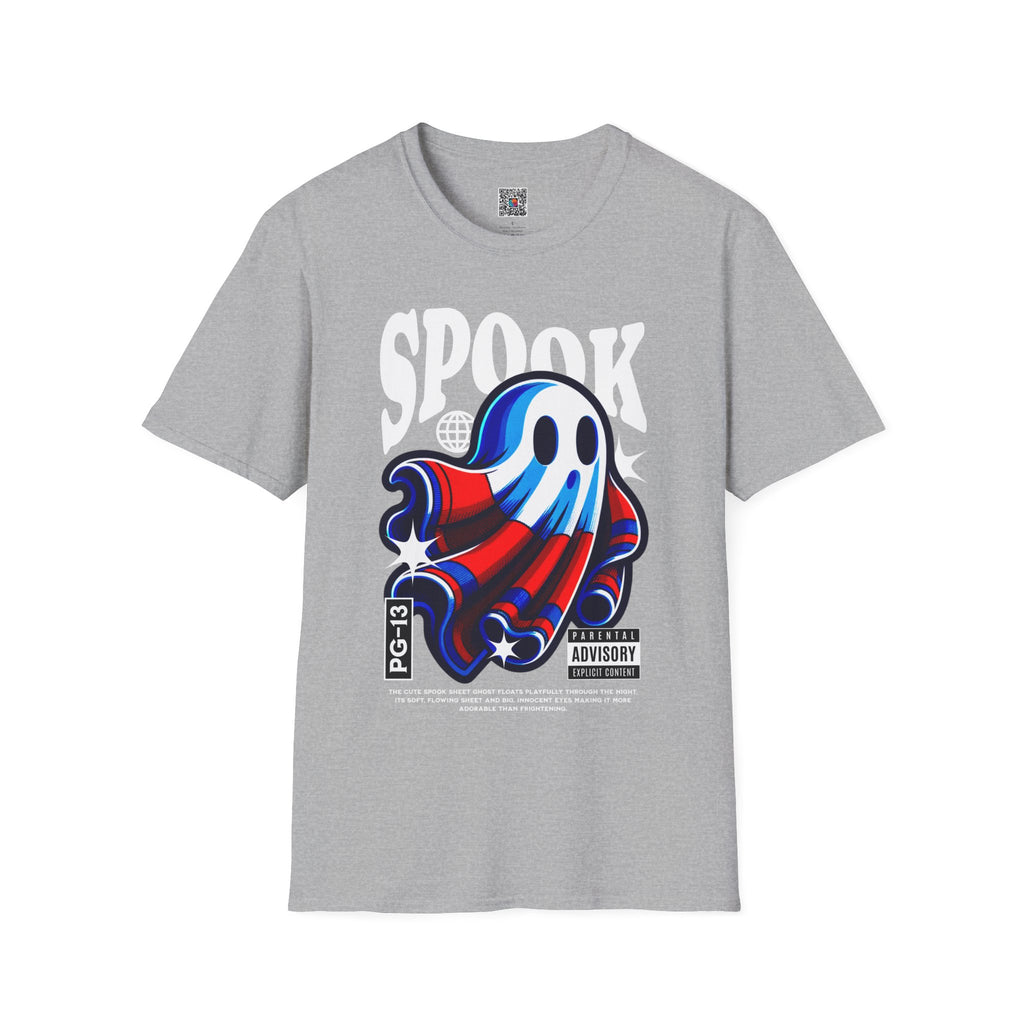 Spooky Retro Ghost T-Shirt | "SPOOK" Graphic Halloween Tee | Cr8tive Designs