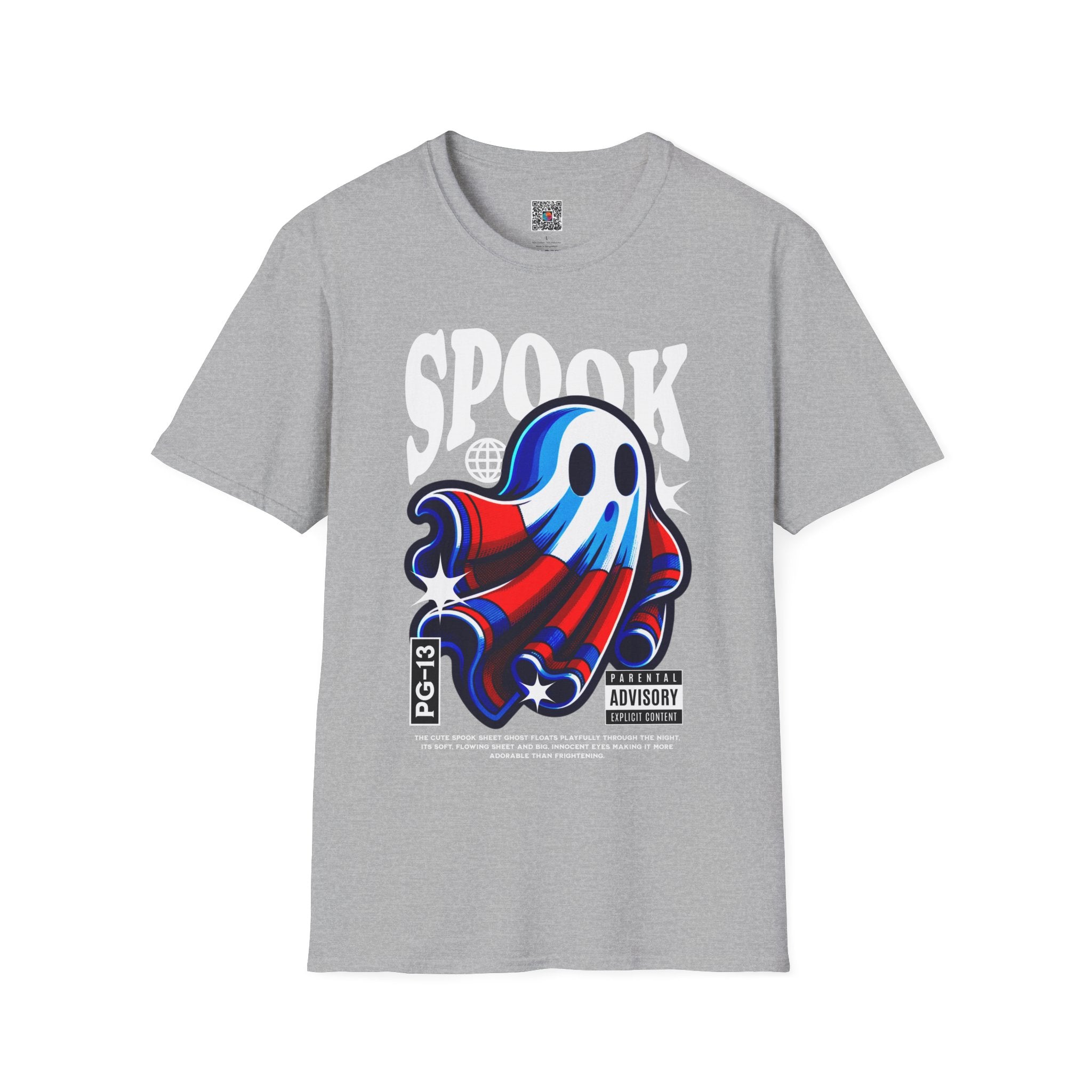 Spooky Retro Ghost T-Shirt | "SPOOK" Graphic Halloween Tee | Cr8tive Designs