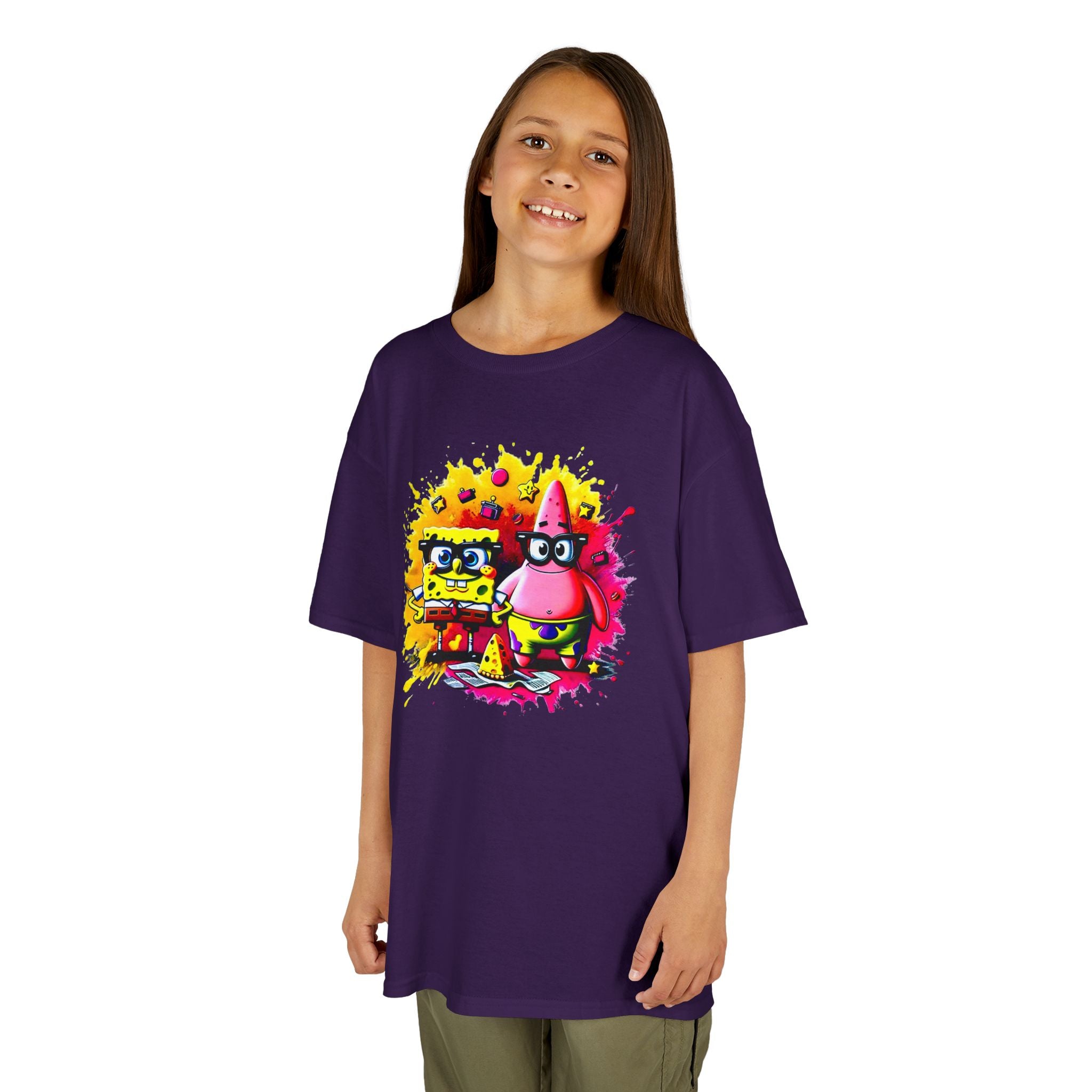 Underwater Besties Graffiti Youth Tee | Colorful Cartoon Graphic T-Shirt | Cr8tive Designs